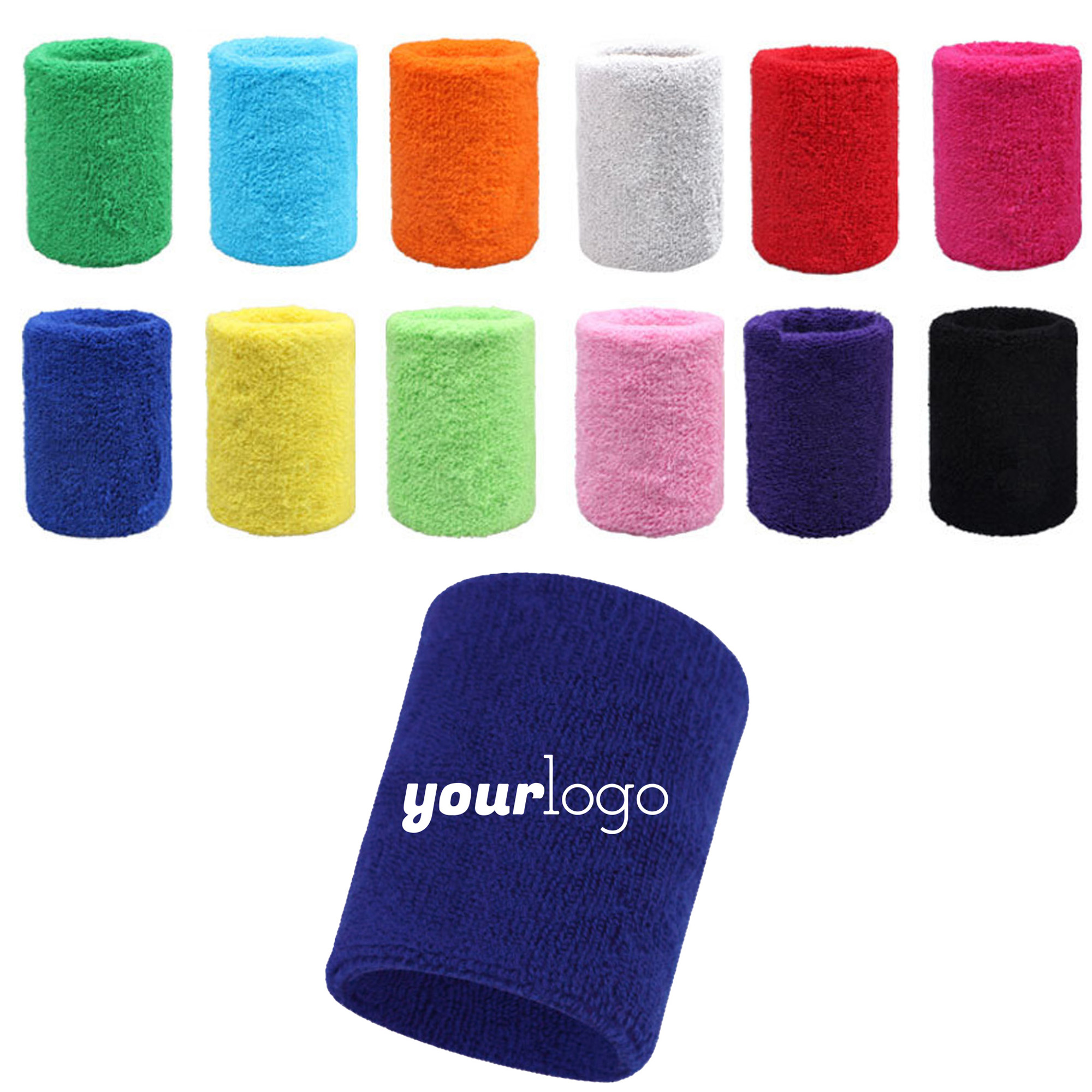 Absorbent Cotton Wristband for Training & Fitness 9