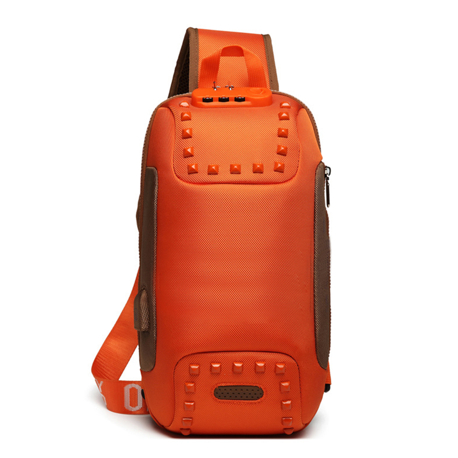 Oxford Men Sling Backpack Anti Theft Crossbody Shoulder Bag 13