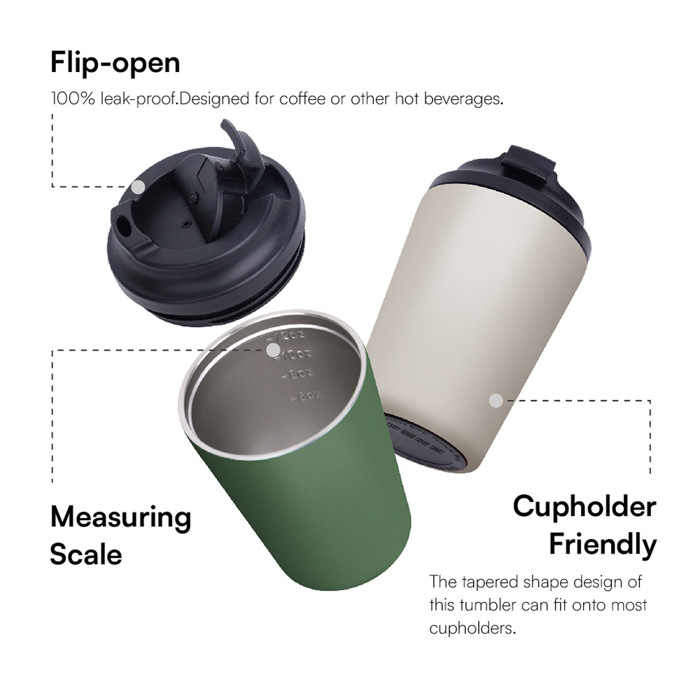 Portable Stainless Steel Car Coffee Cup 7
