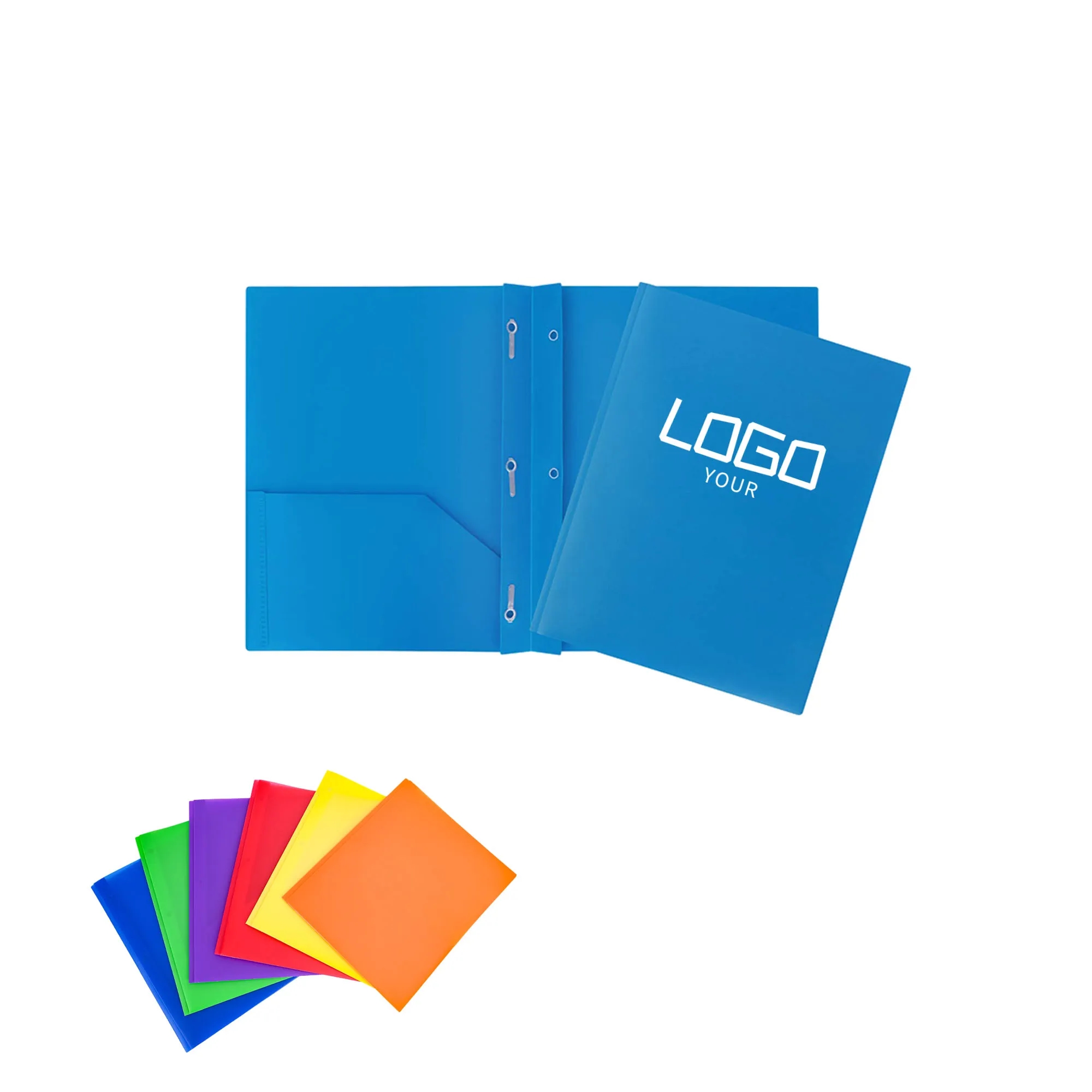 Heavy Duty Plastic Folders with Two Pockets 6