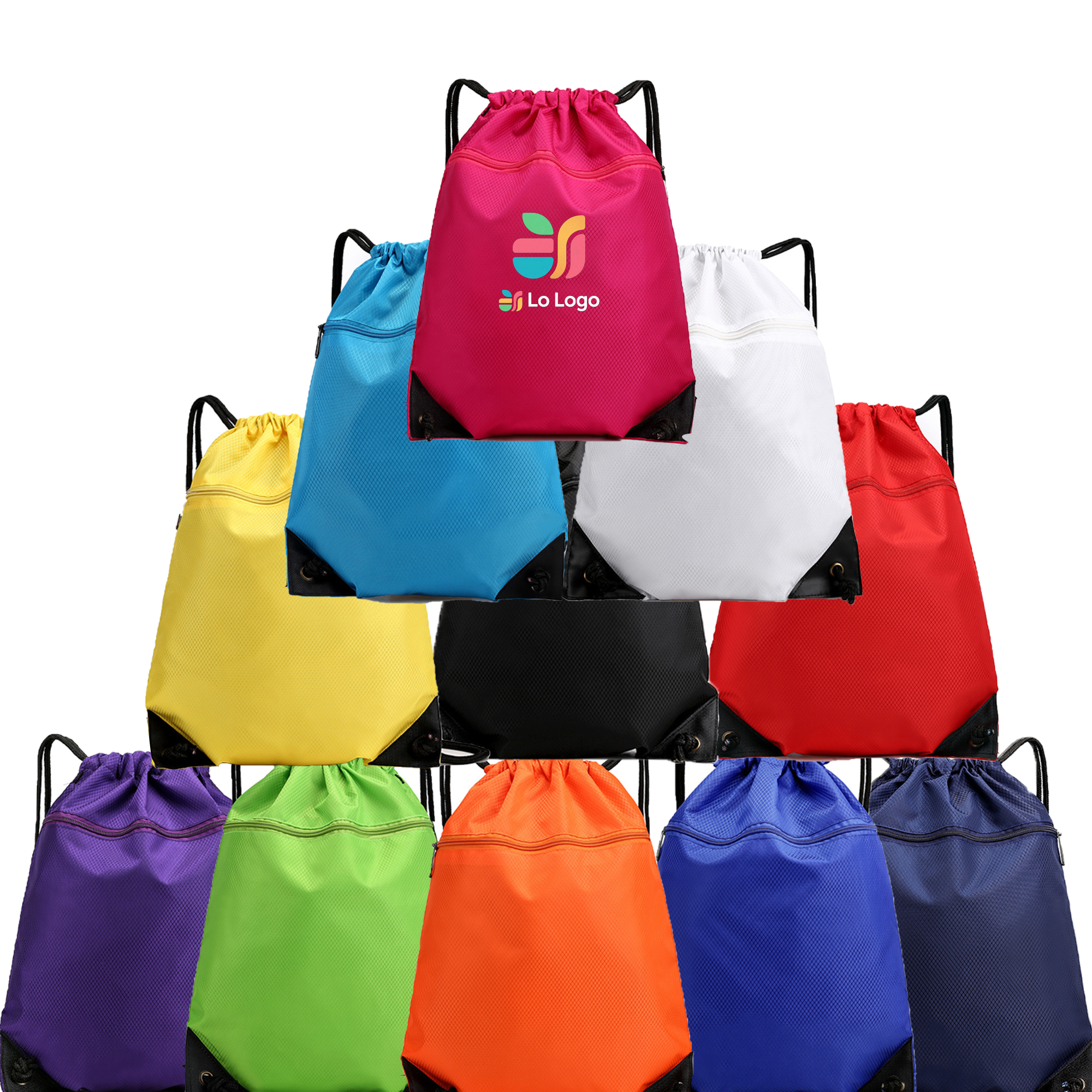 Oxford Fabric Drawstring Backpack 1