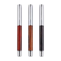Wood Ballpoint Solid Metal Pen