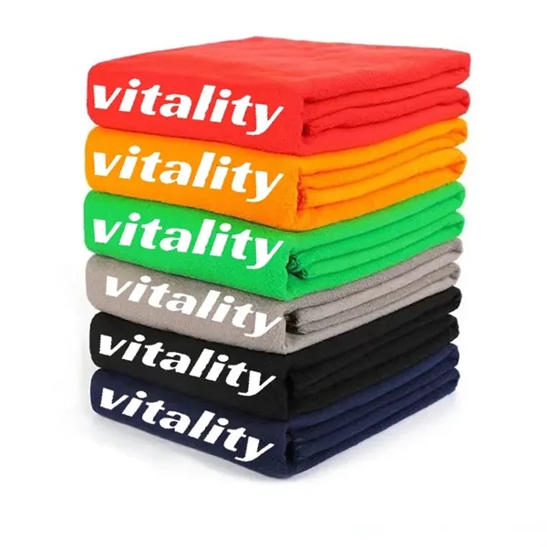 Polar Fleece Blanket Fleece-Polyester for event handouts
