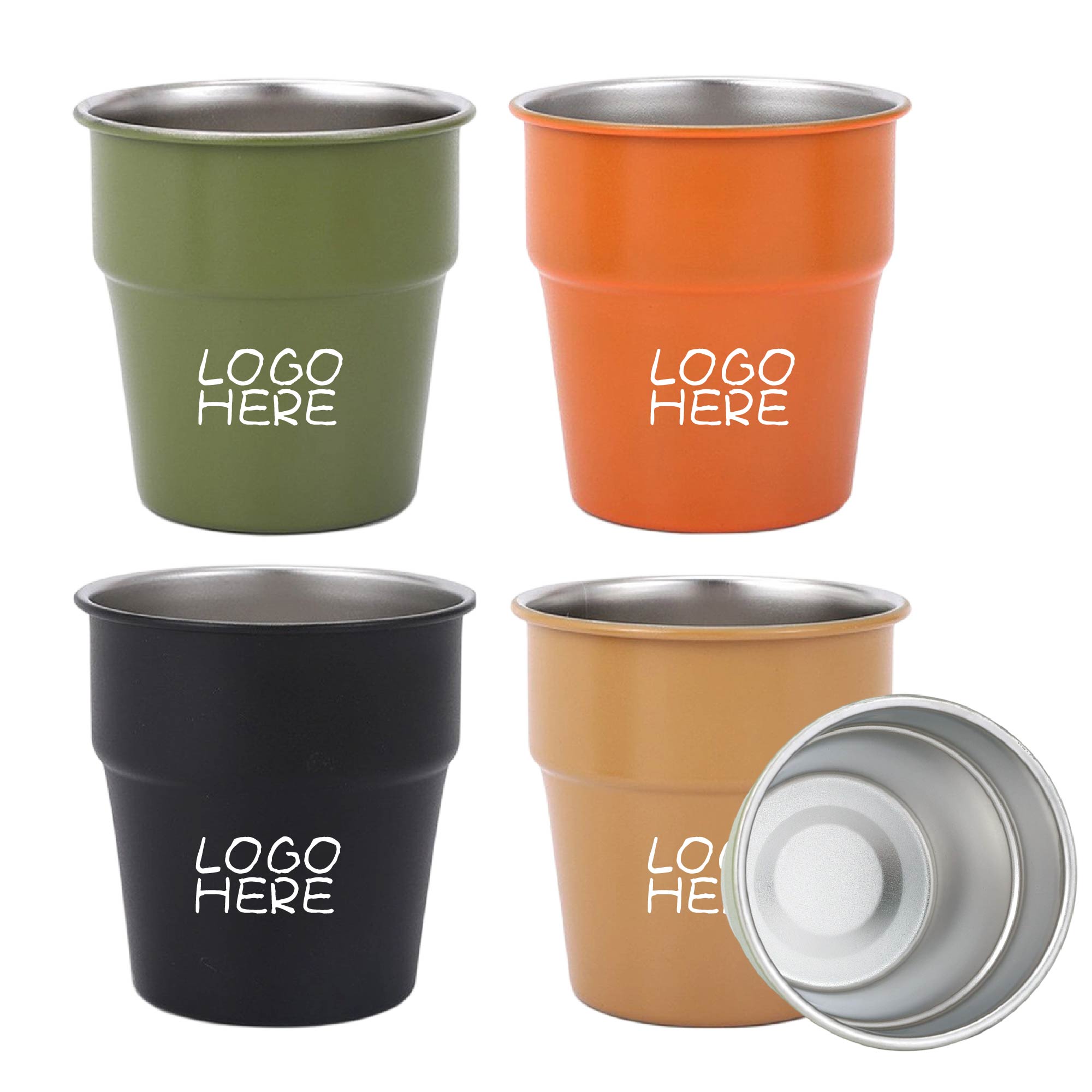 10 oz Stainless Steel Cup Camping Mug 4