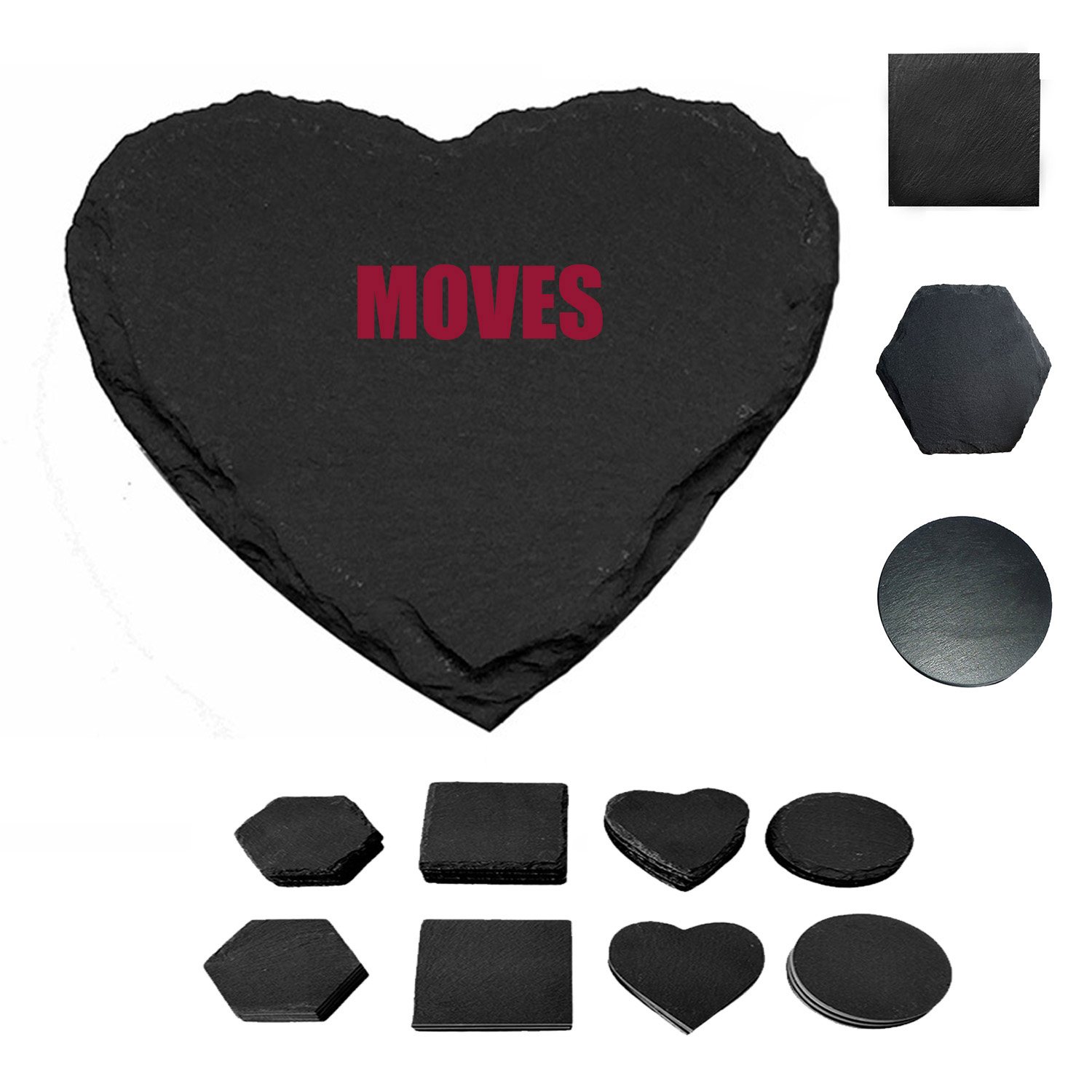 Slate Stone Drink Coasters 2