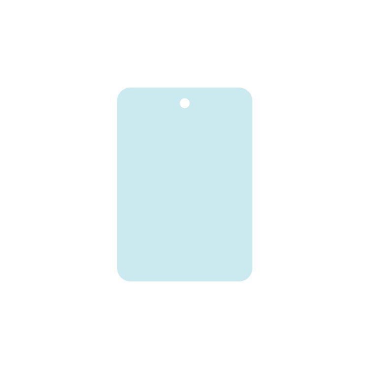 Promo Tag Card Stock 12 pt 01 - 15 sq in White (Stock Shape #) Digital Print 24
