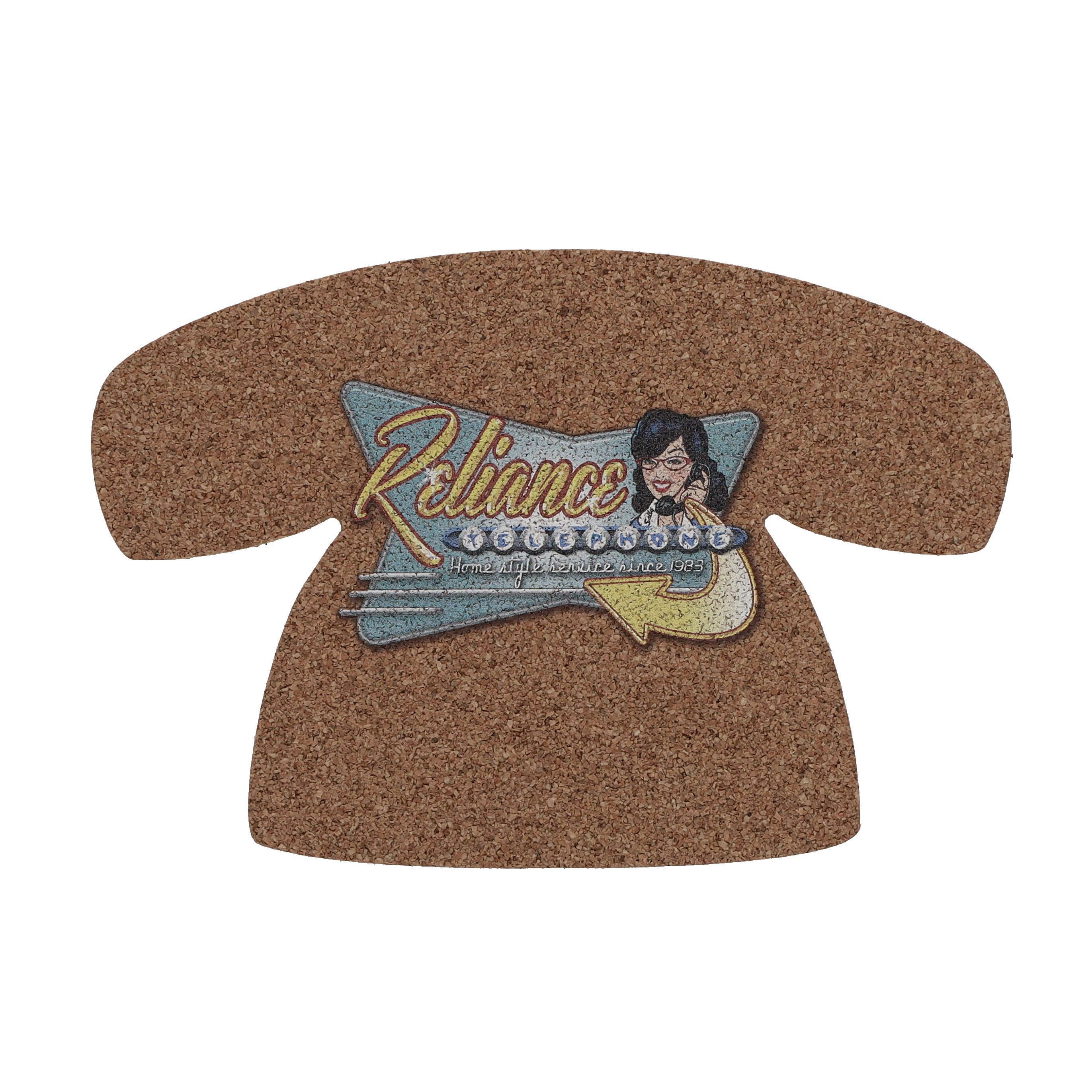 Coaster Cork .125" thick 16 sq in (Stock Shape #) Digital Print 297