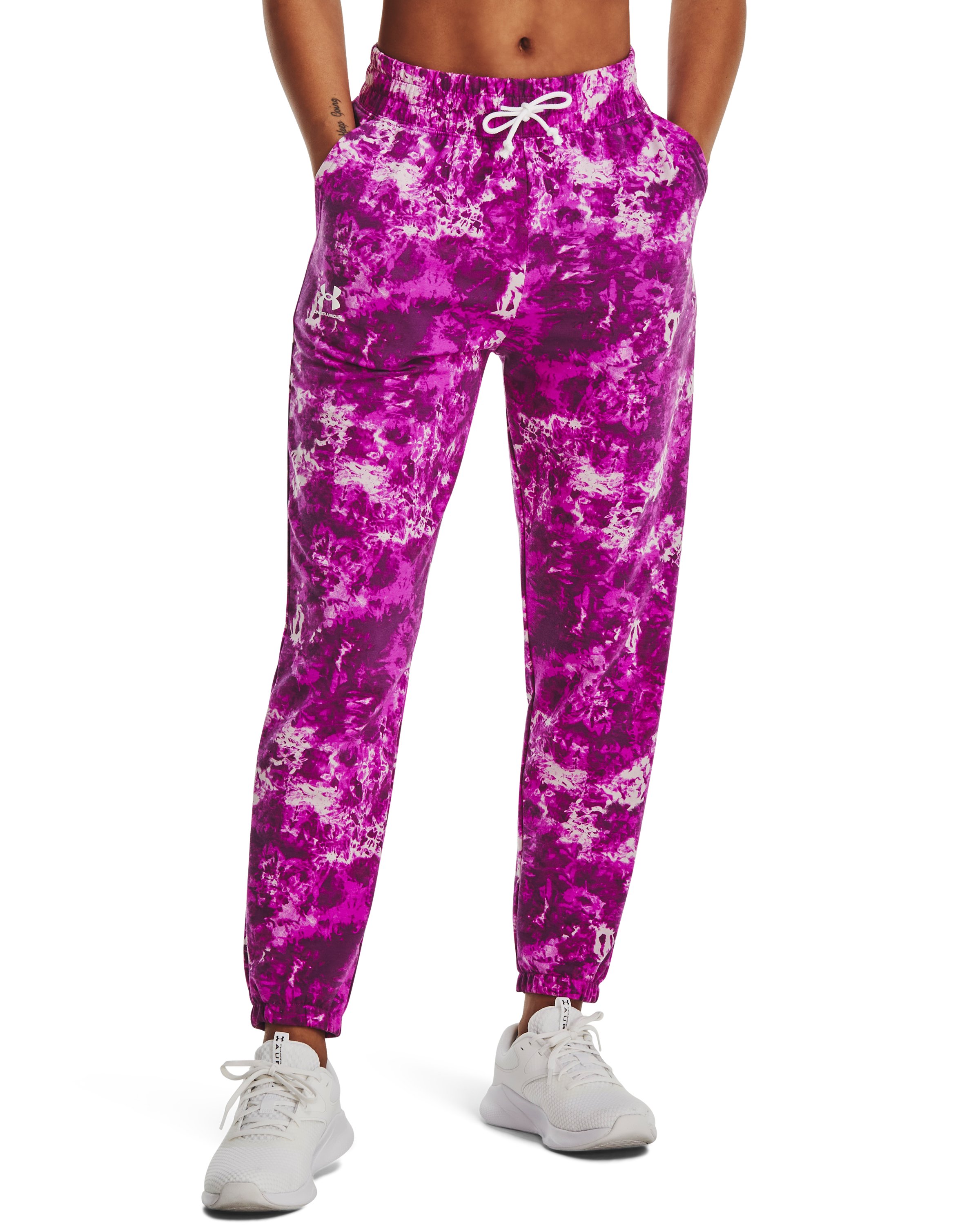 Women's UA Rival Terry Printed Joggers  10