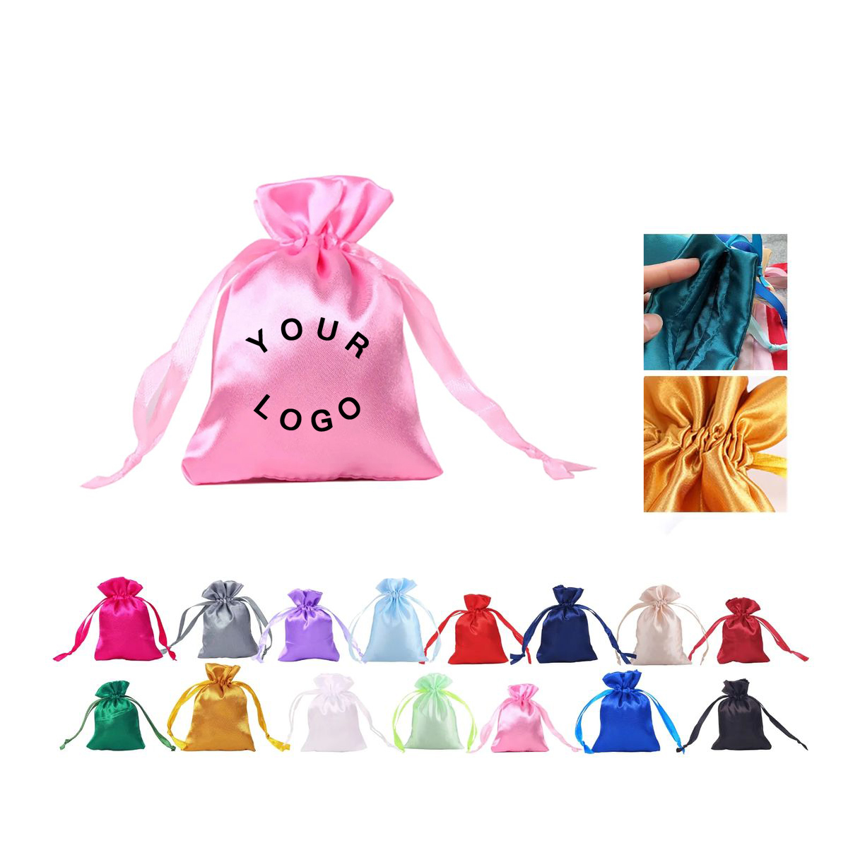 Elegant Silk Ribbon Gift Bag