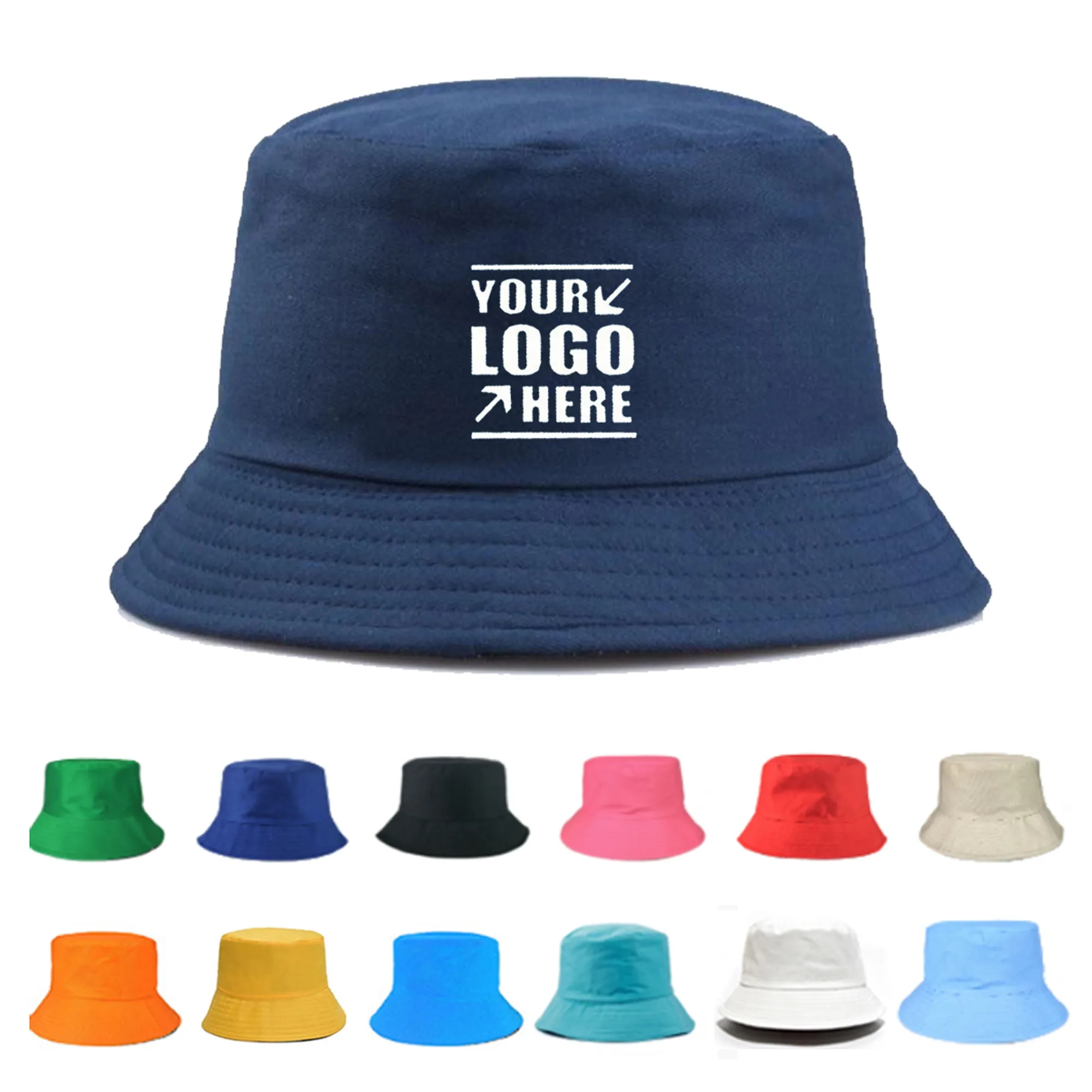 Cotton Fisherman Bucket Sun Hat 4