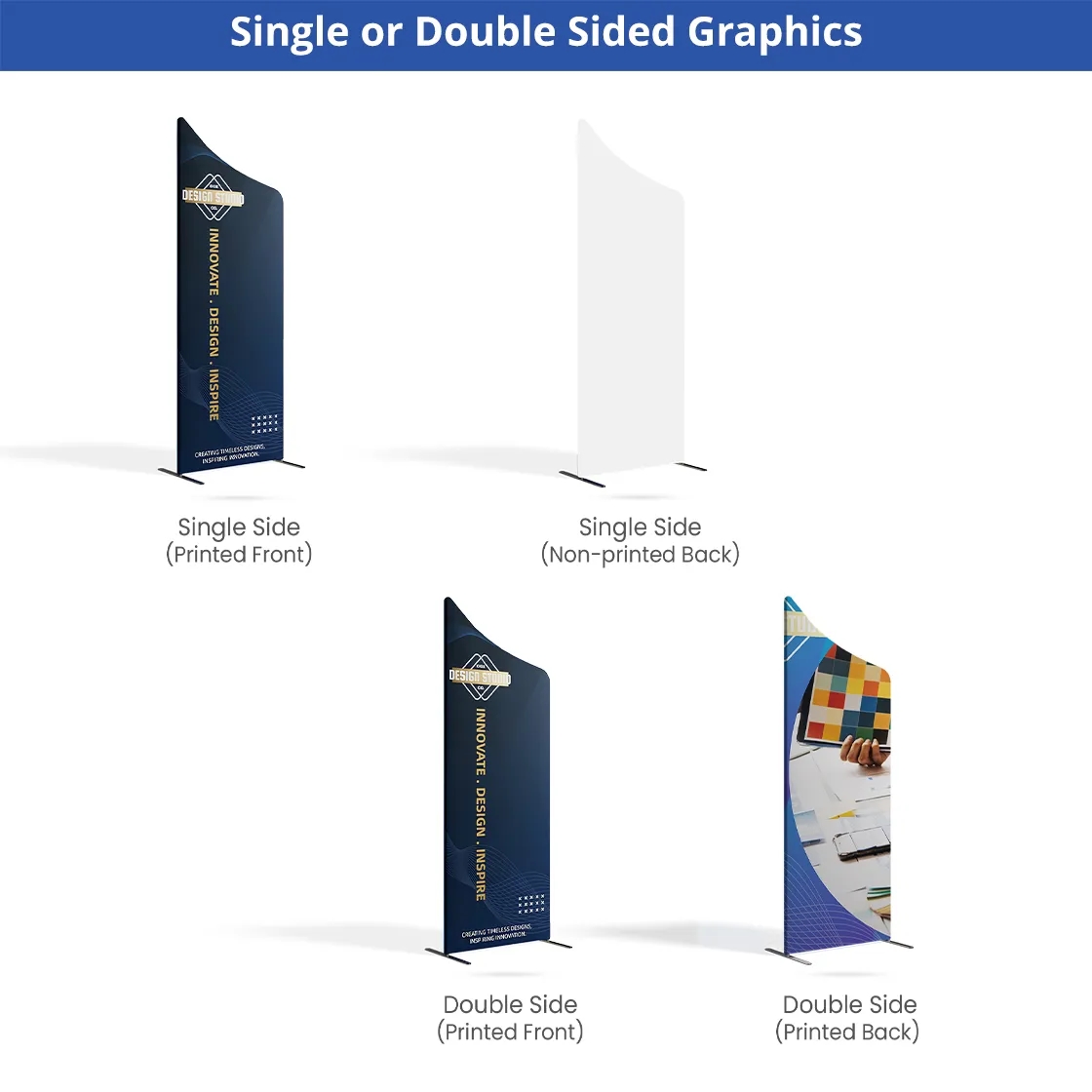 20ft Magnetic Modular Fabric Displays - U Shape 18