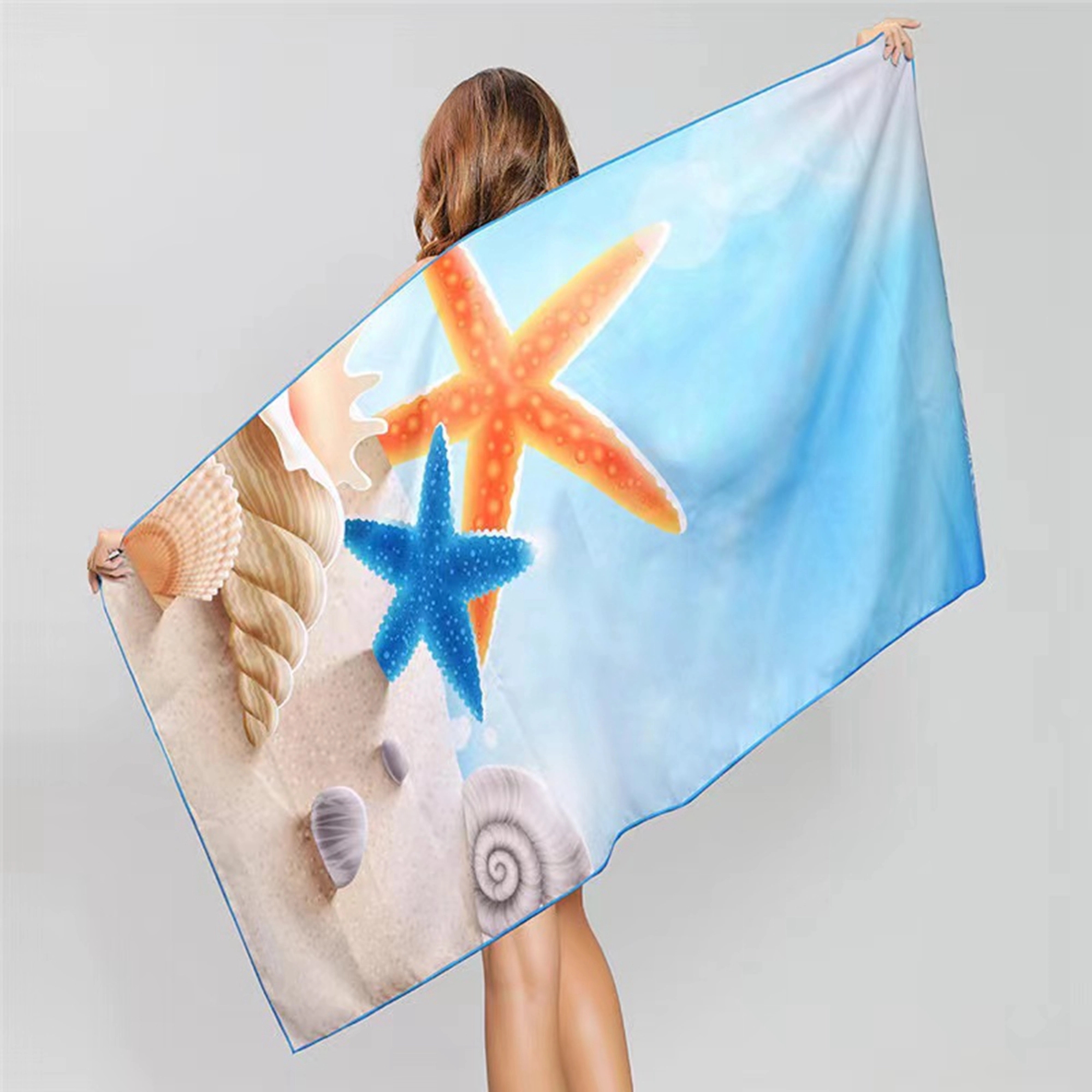 Double Faced Velvet Sports Quick Drying Towel 19
