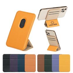 Leather Magnetic Phone Wallet With Stand
