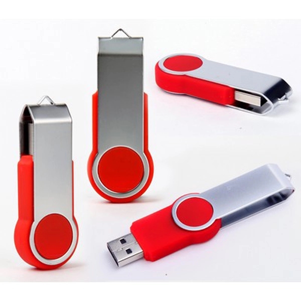 16GB Rounded Swivel USB 2.0 Flash Drive