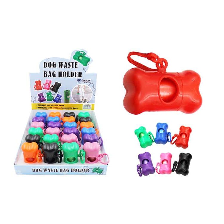 Dog Waste Bags & Holders - Assorted Colors 3