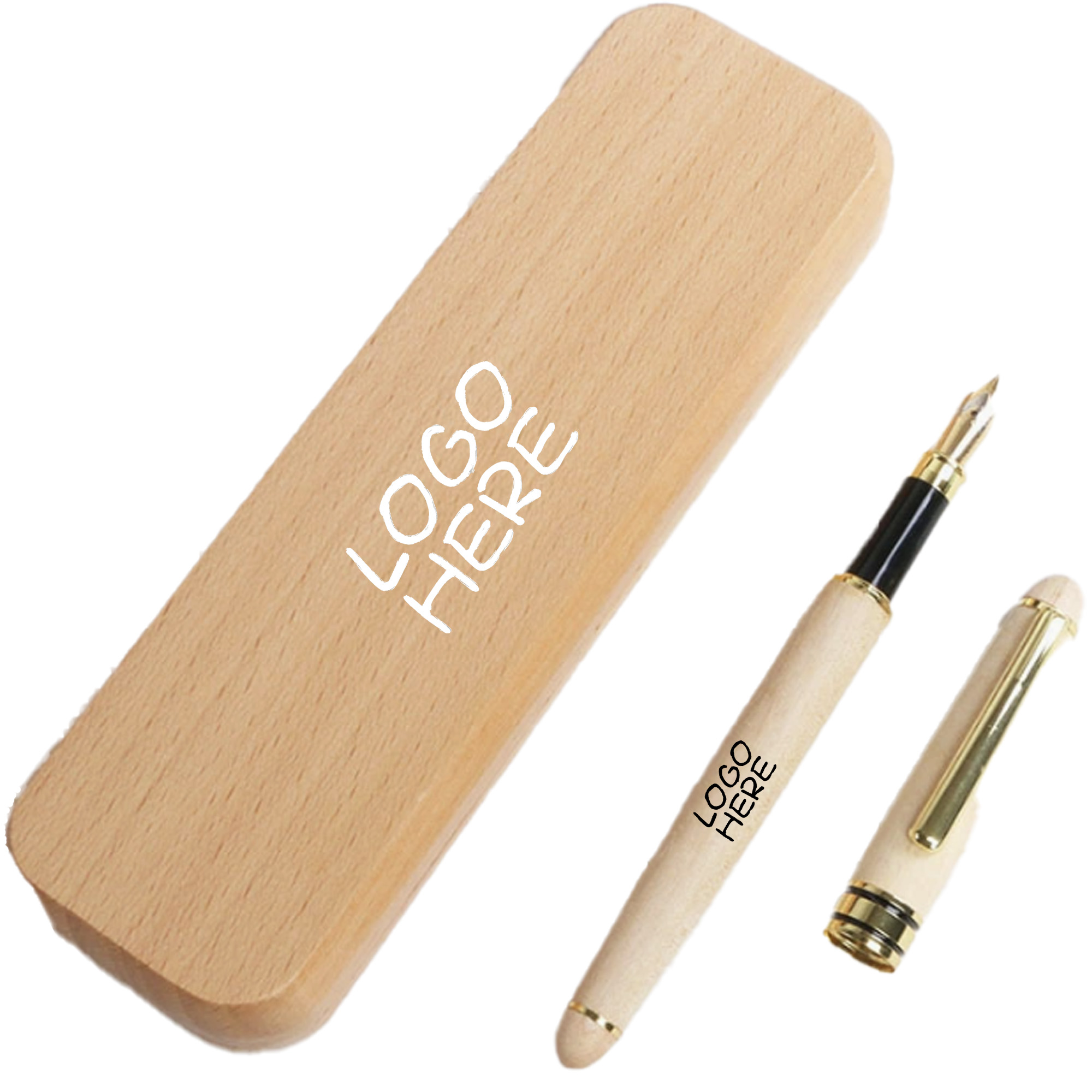 Maple Wood Pen Set 2