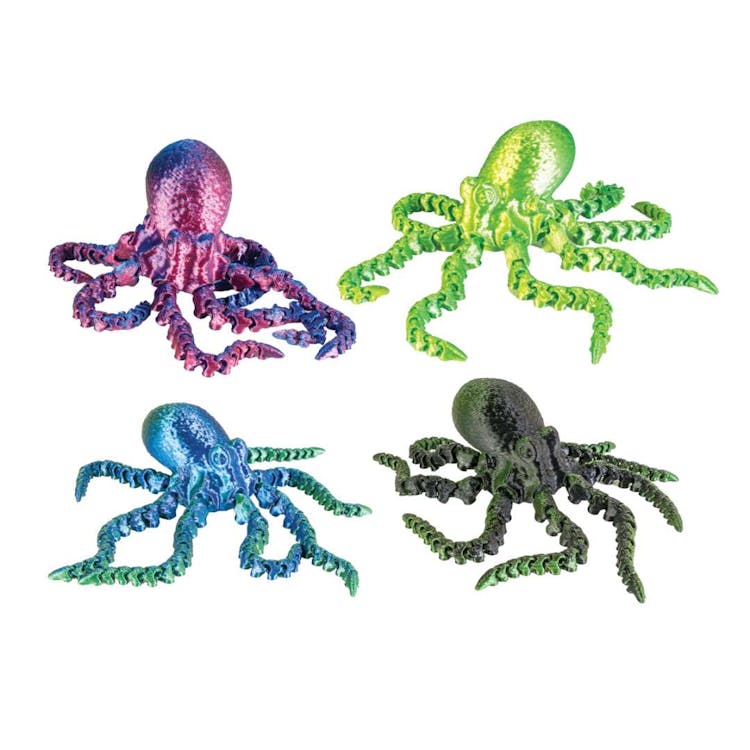 3D Printed Octopus Fidget Toys - Assorted 3