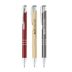 Click Action Metal Ballpoint Pen