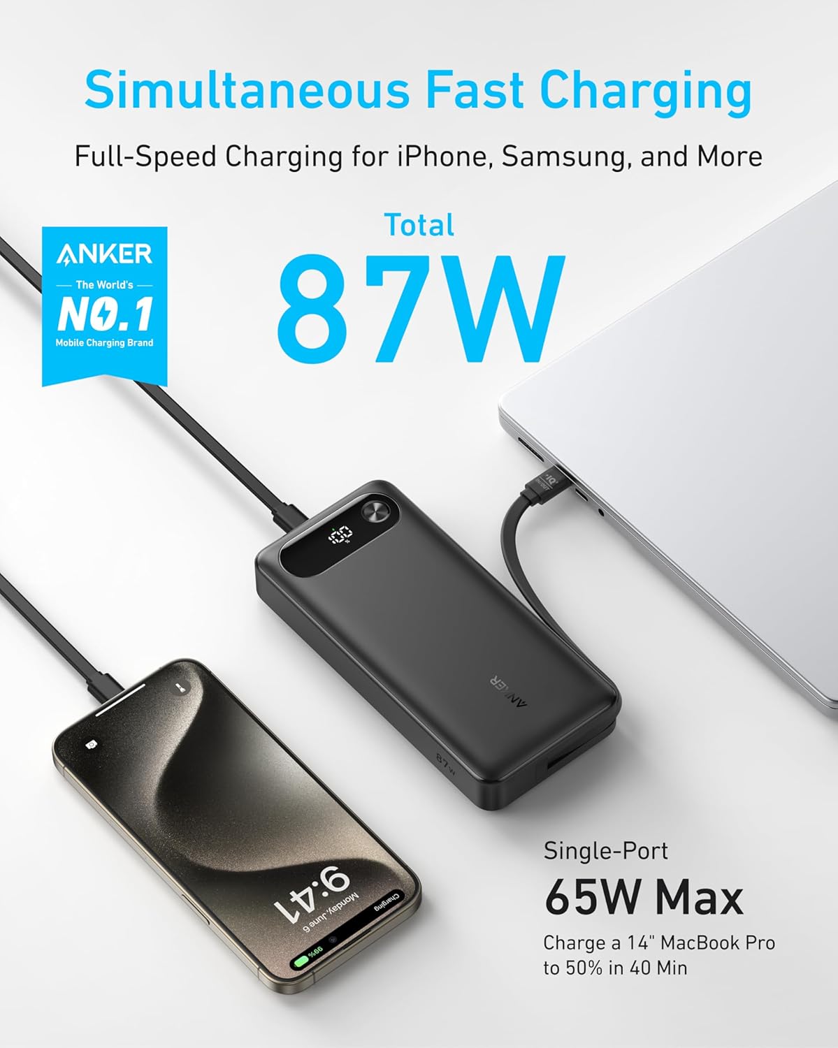 Anker 20K 87W Power Bank 20