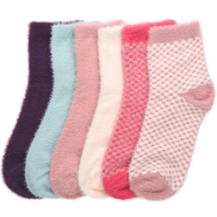 Women's Fuzzy Socks Assorted 09-11 3