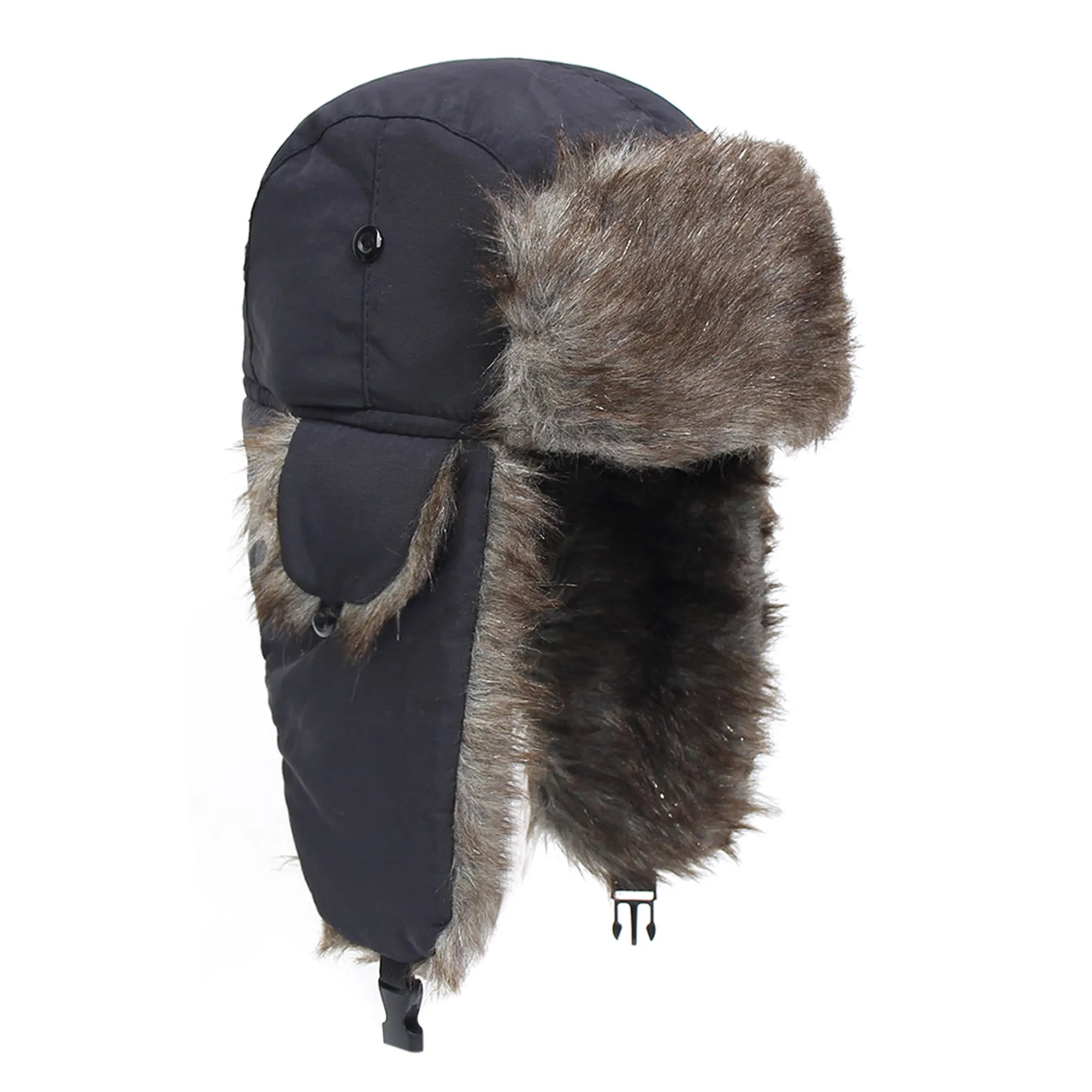 Faux Fur Ear Flap Winter Hat 12