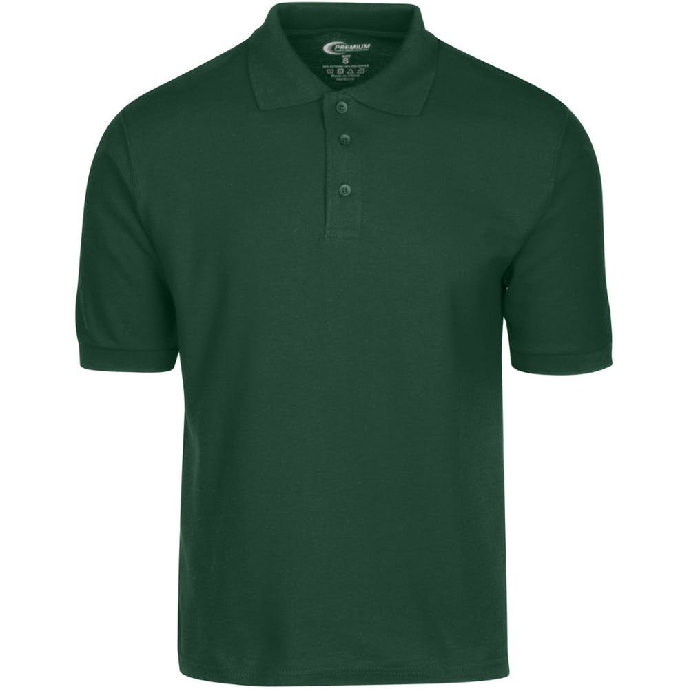 Men's Polo Shirts - Hunter Green Size 2XL 3