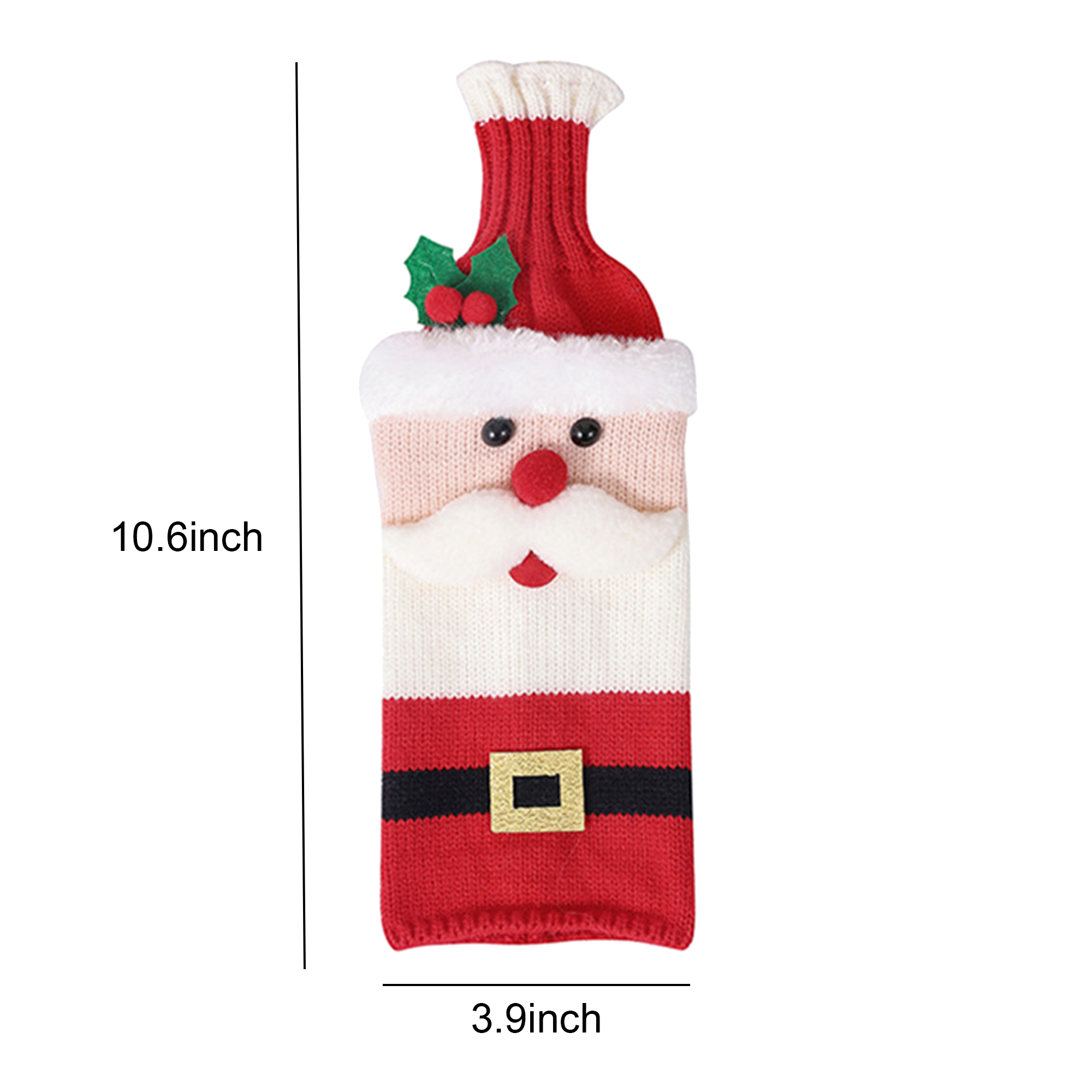 Christmas Knit Bottle Sleeve, custom koozie with logo imprint 14