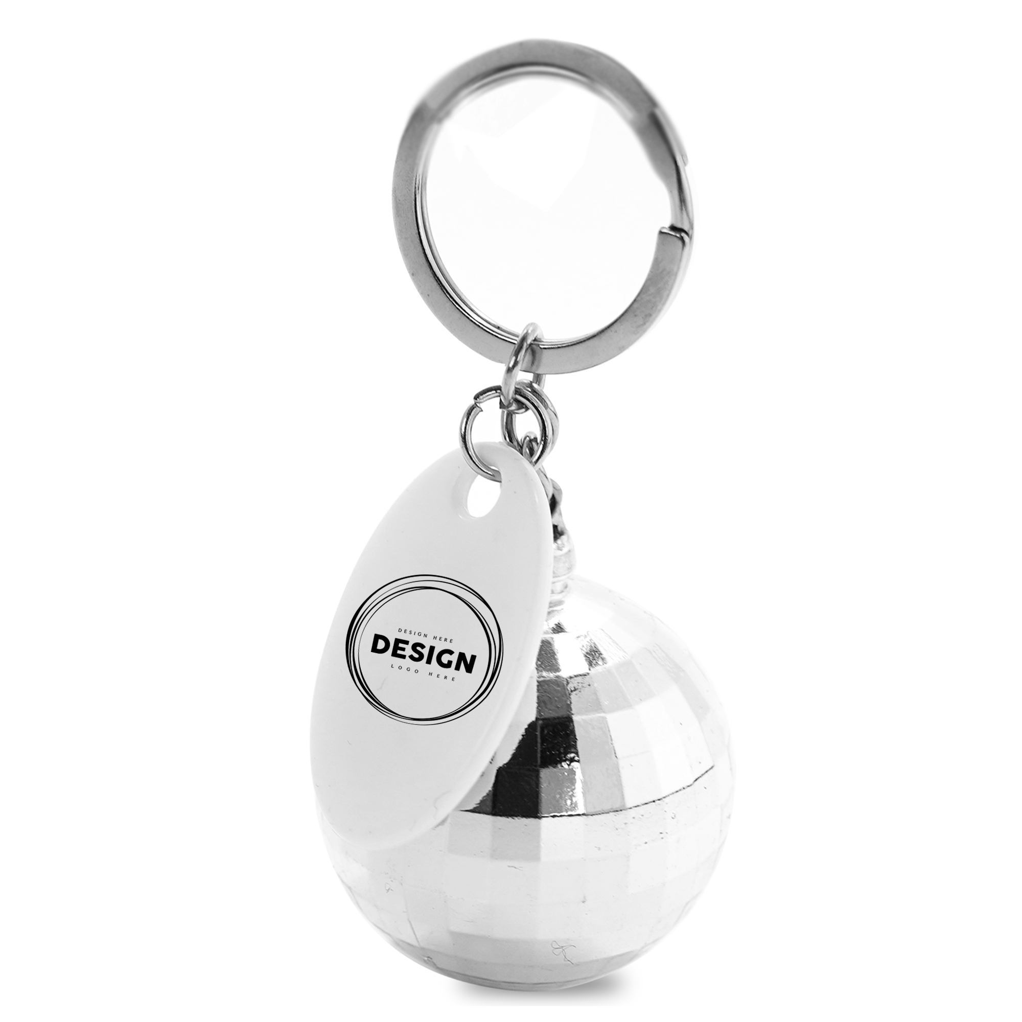 Reflective Disco Ball Keychain