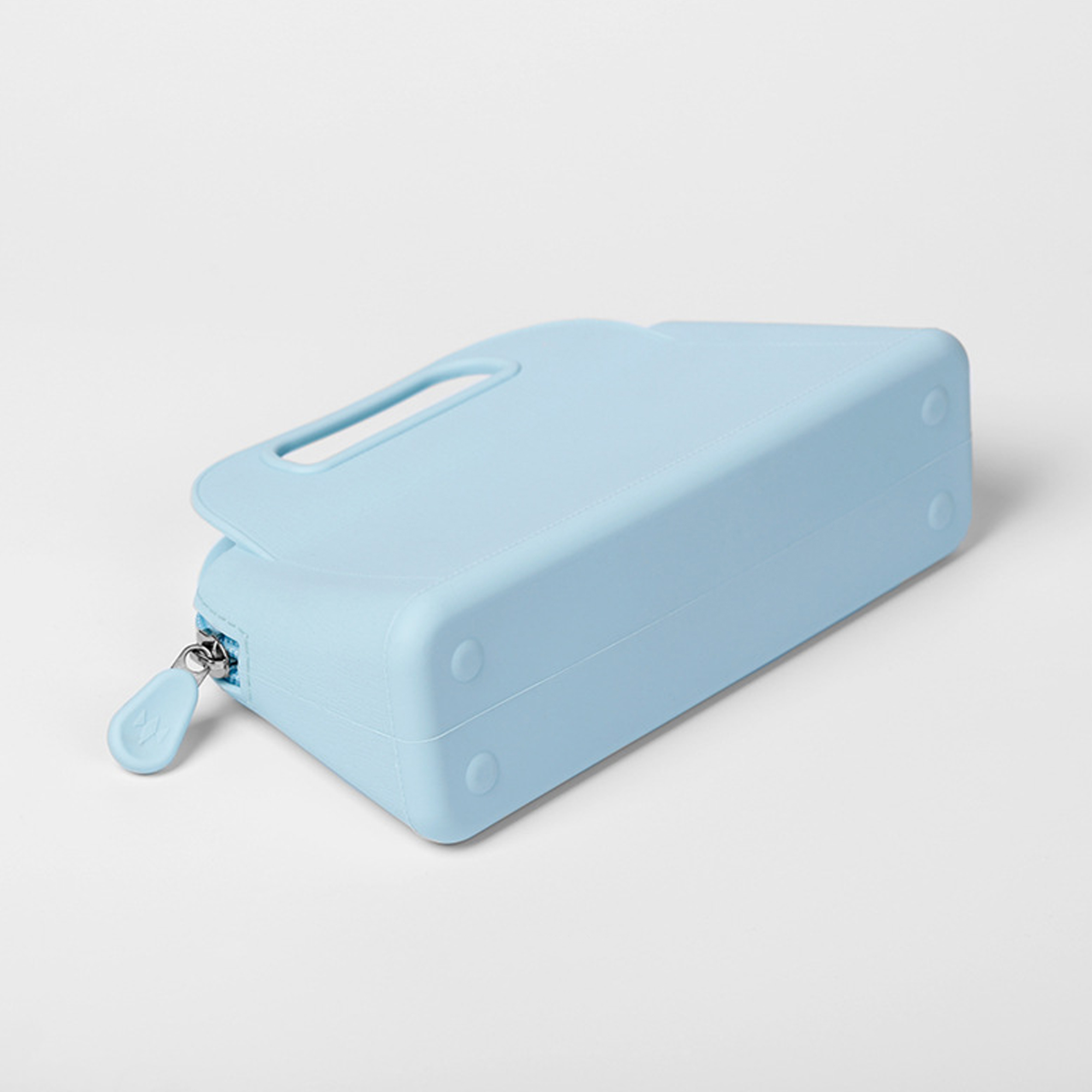 Silicone Travel Makeup Cosmetic Pouch With Handle MOQ20 9