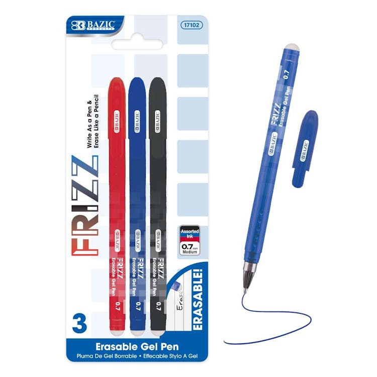 Erasable Gel Pens - Assorted 3 Pack 3