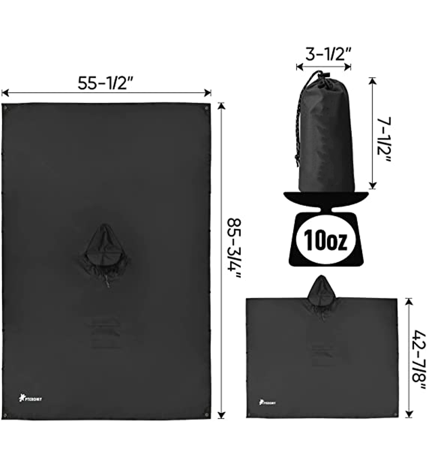 Lightweight Rain Poncho 6