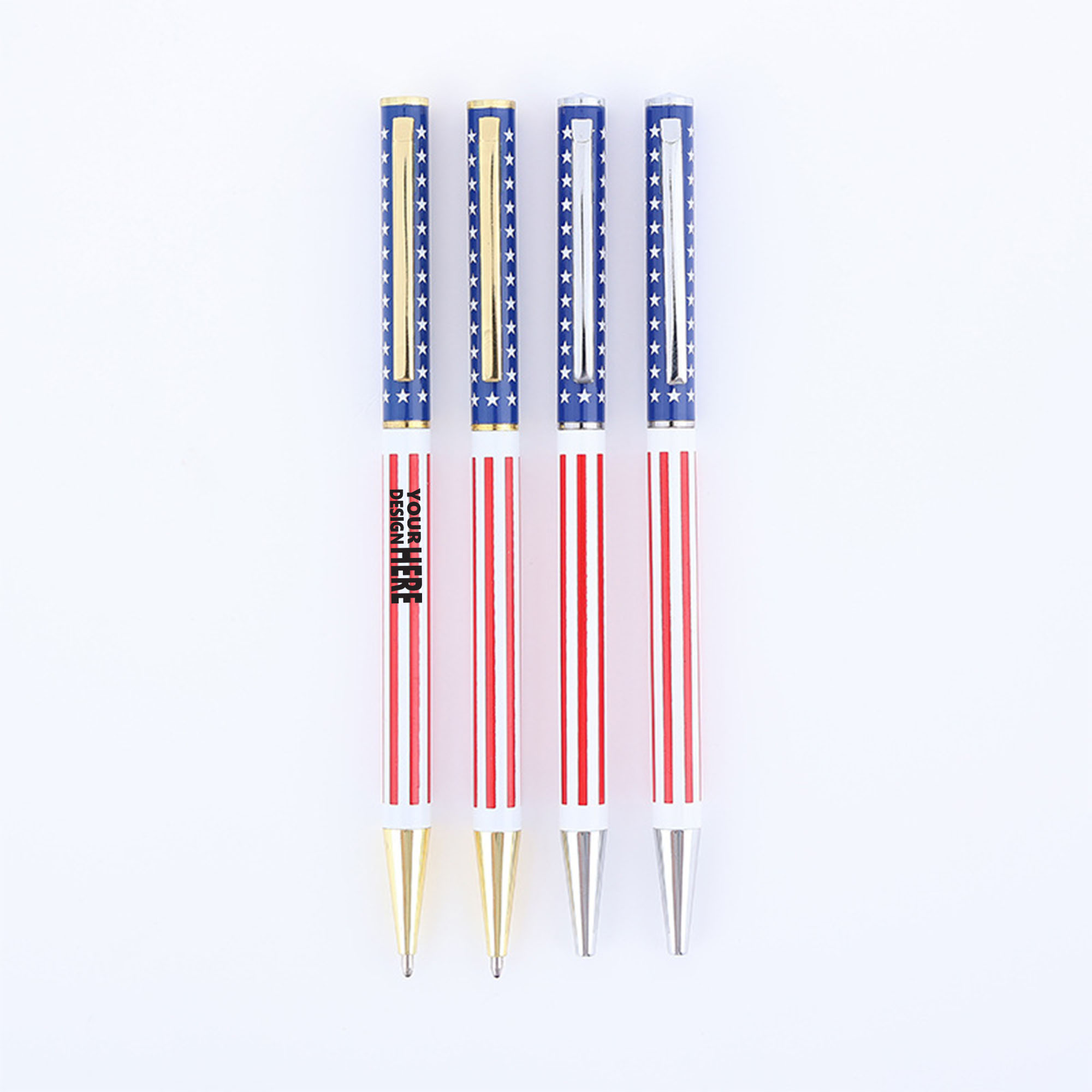 Patriotic Spinning Flag Ballpoint Pen 3