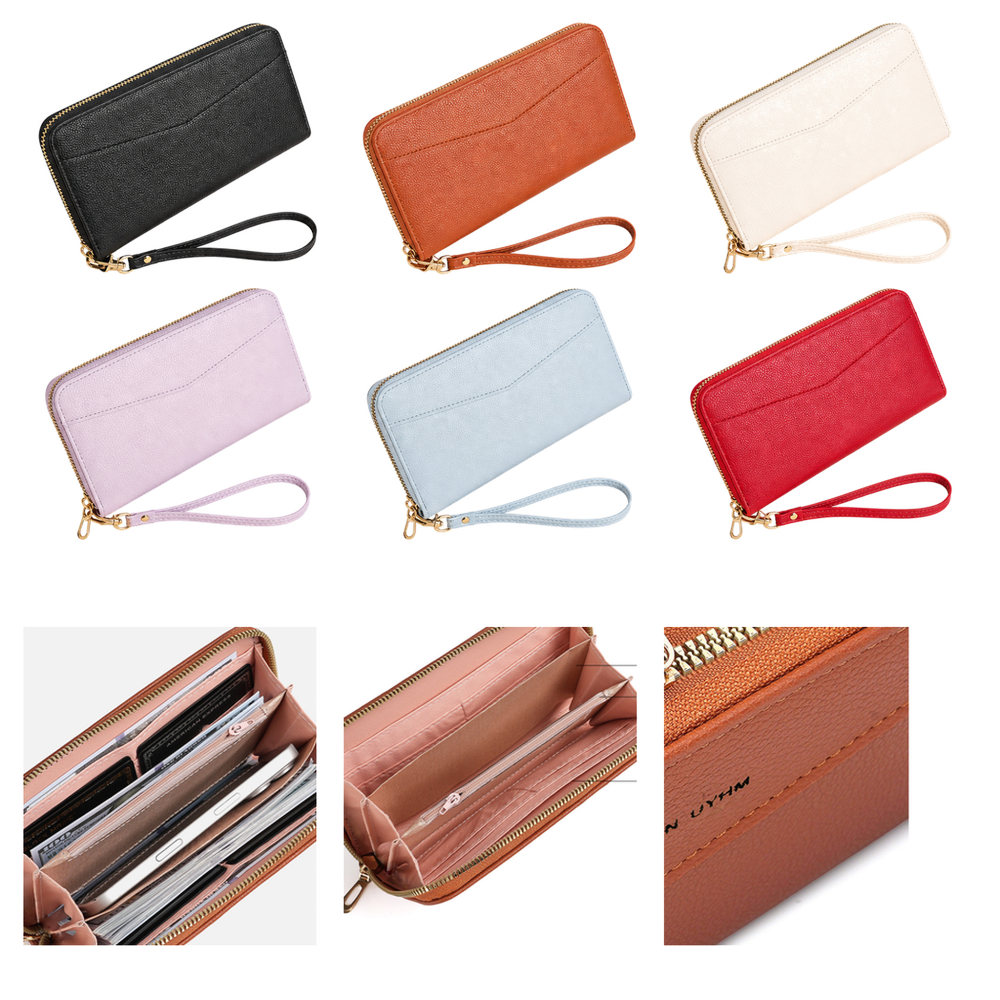 Large-Capacity Phone and Card Organizer Clutch 2