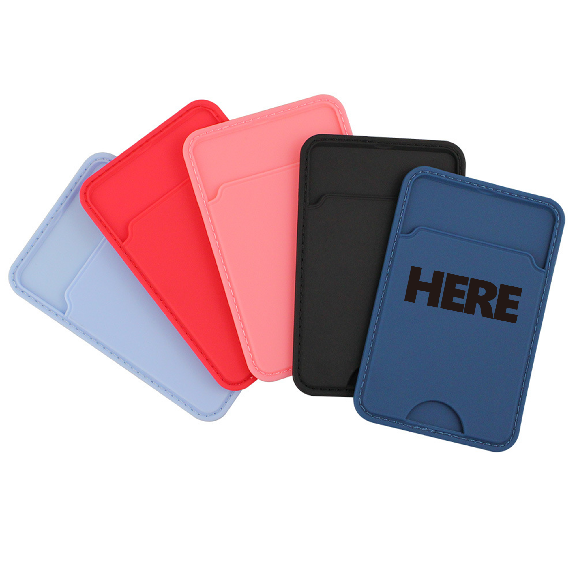 Silicone Card Pouch Phone Wallet 8