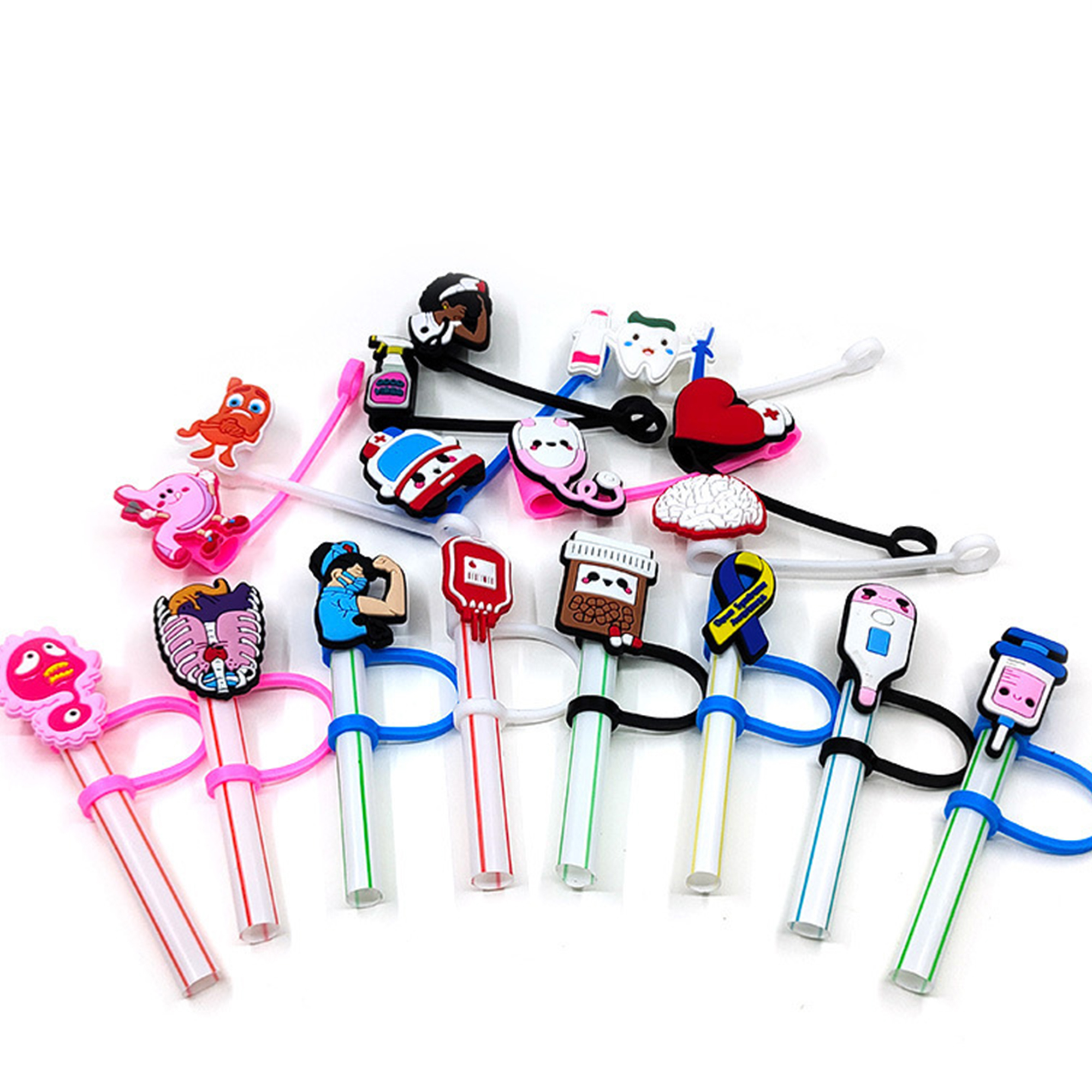 Silicone Easter Straw Topper Compatible Tumbler 8