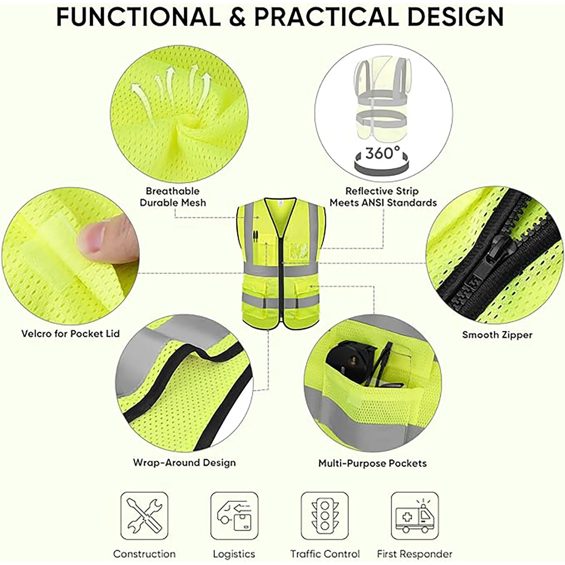 Reflective Safety Vest 24