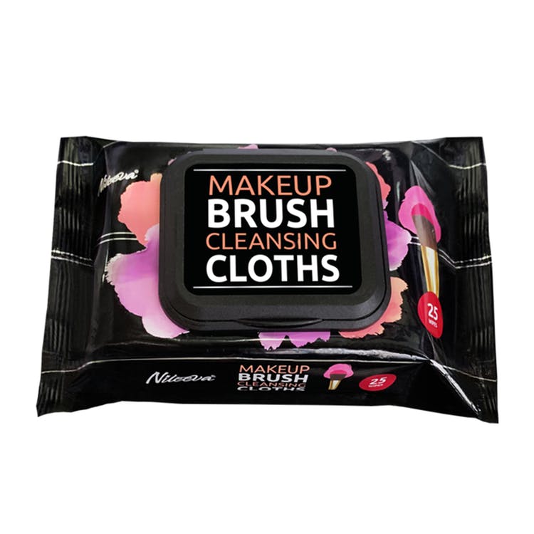 Makeup Brush Cleansing Cloths - 25-Count/Pack 3