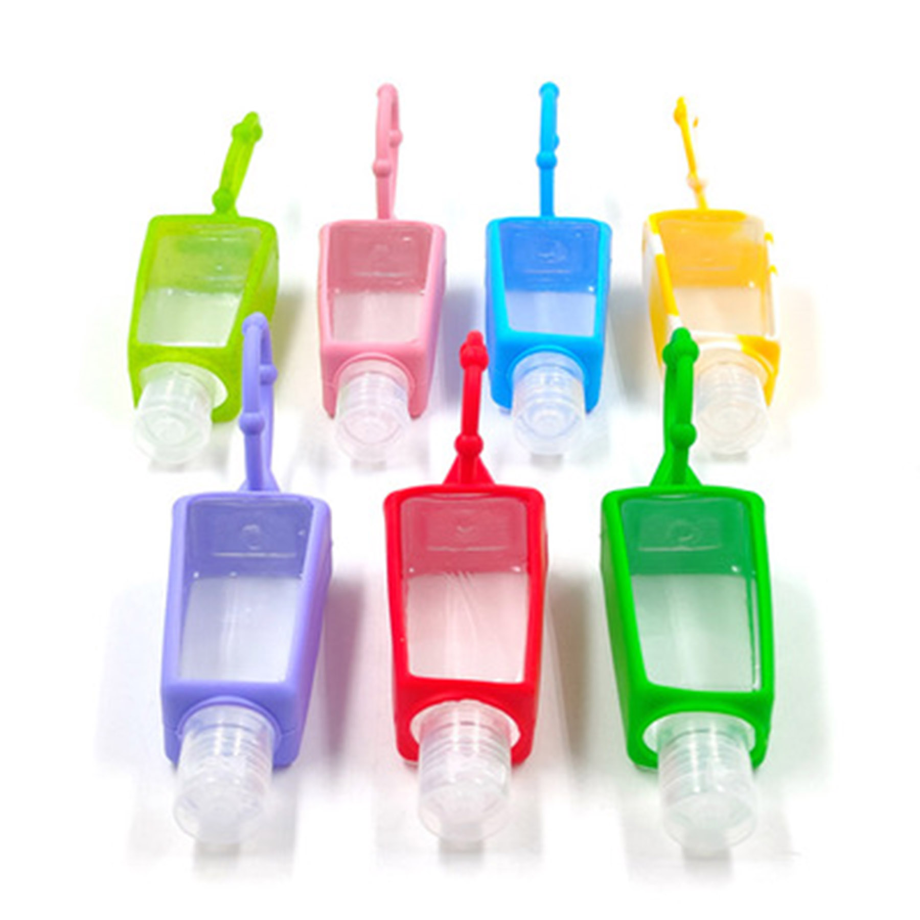 30mlBottles Silicone Hanging Protective Case Bottle Holder for Hand Sanitizer