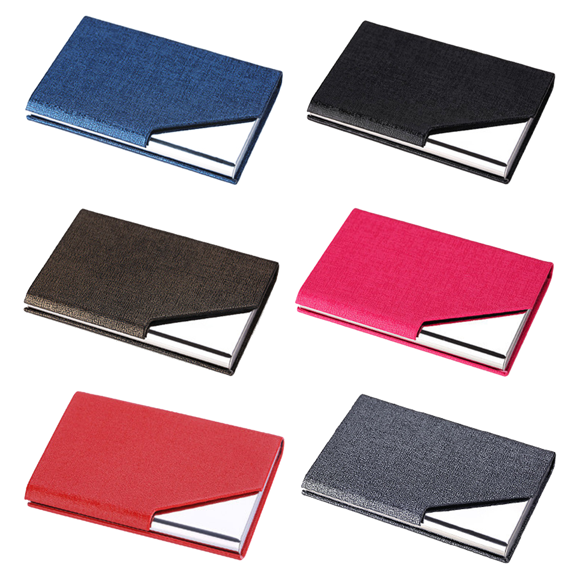 Stainless Steel Pu Exhibition Card Case