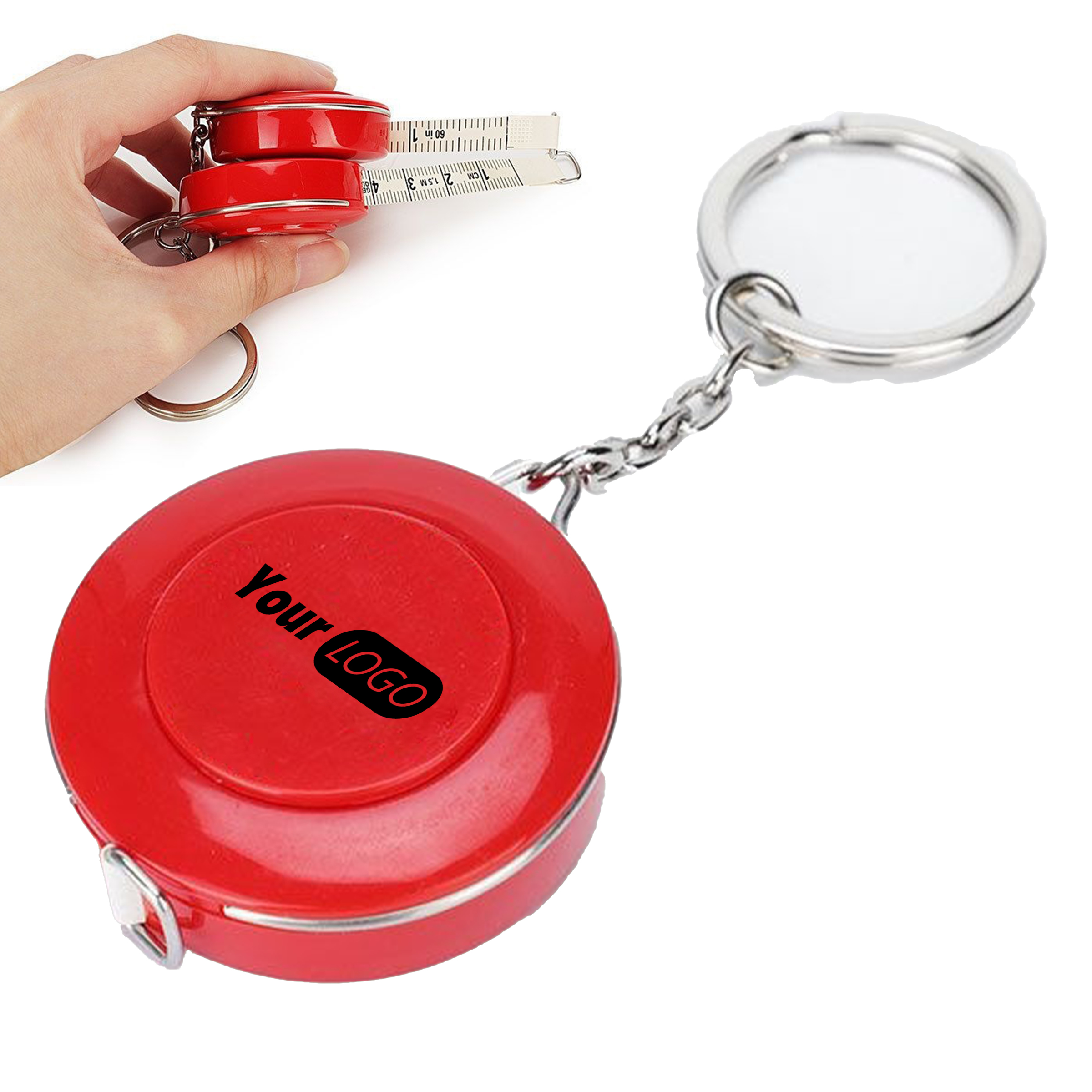 Plastic Compact Customizable Mini Measuring Tape For Daily Convenience
