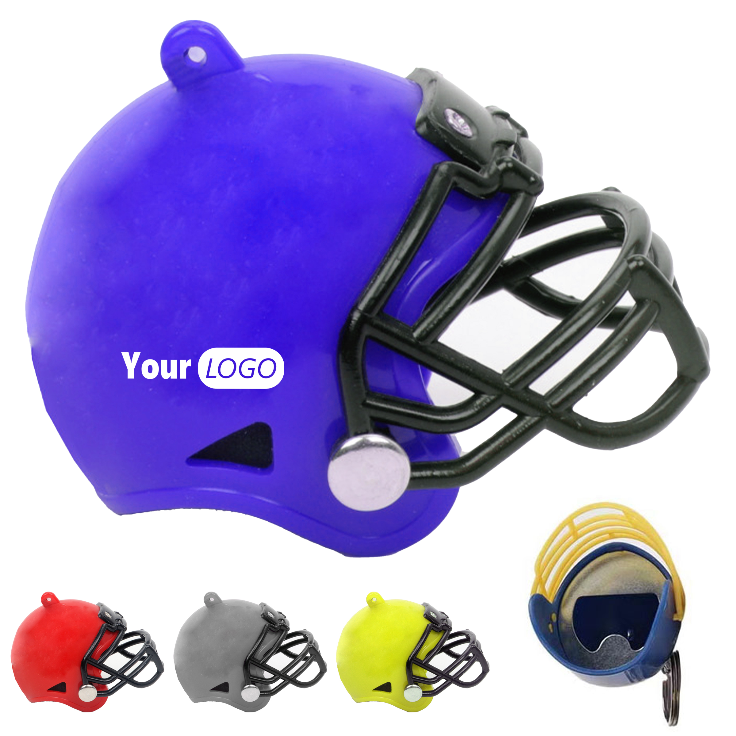 Abs Football Helmet Keychain With Bottle Opener For Sports Fans 3
