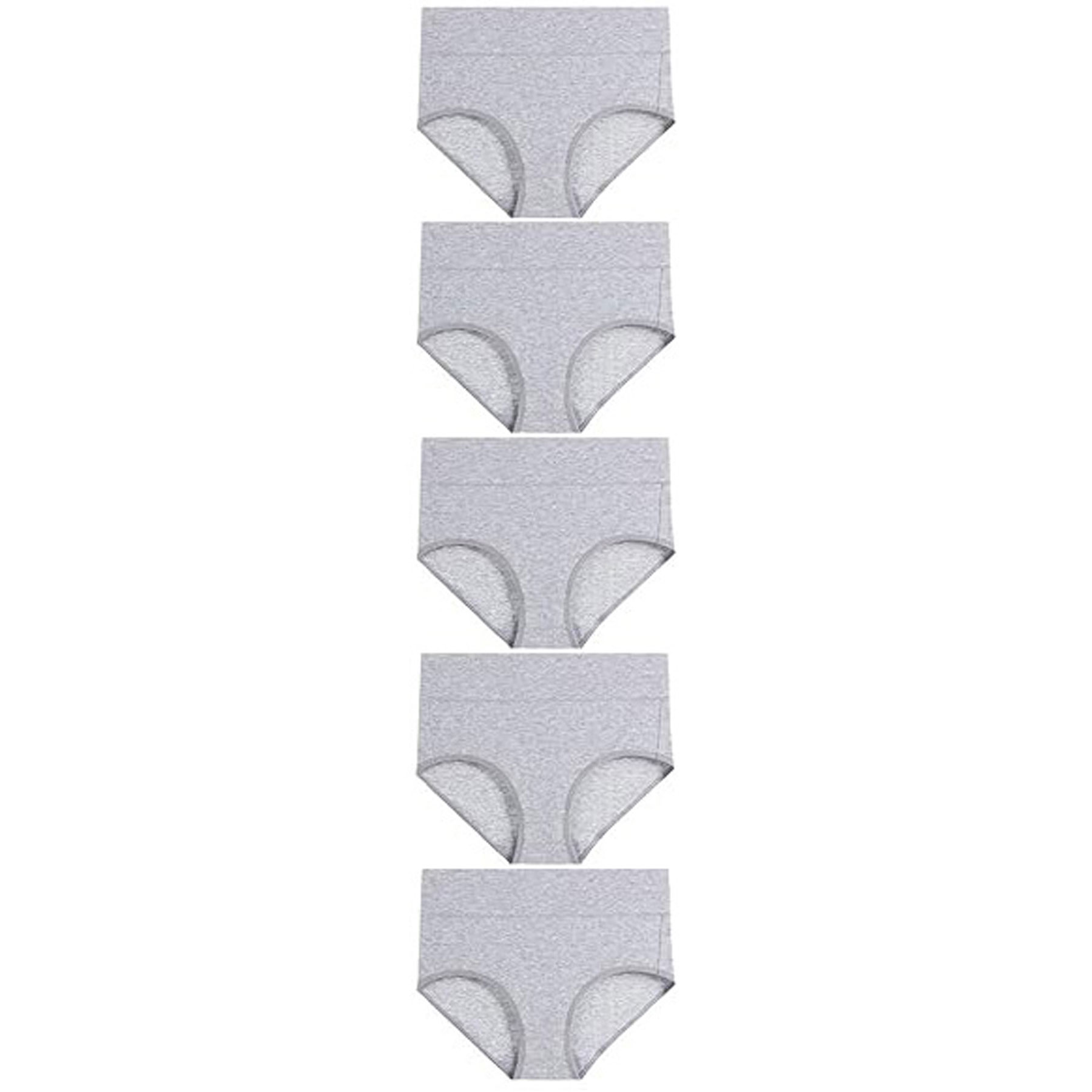High Waisted Full Coverage Cotton Panties 8