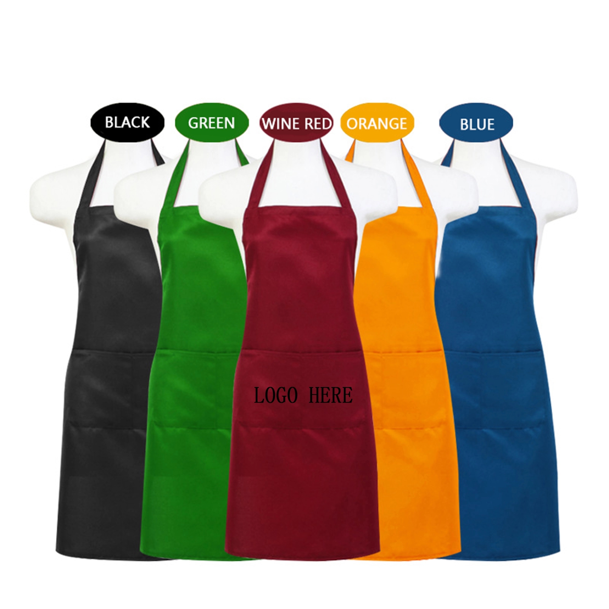 Kitchen Apron with 2 Pockets 4