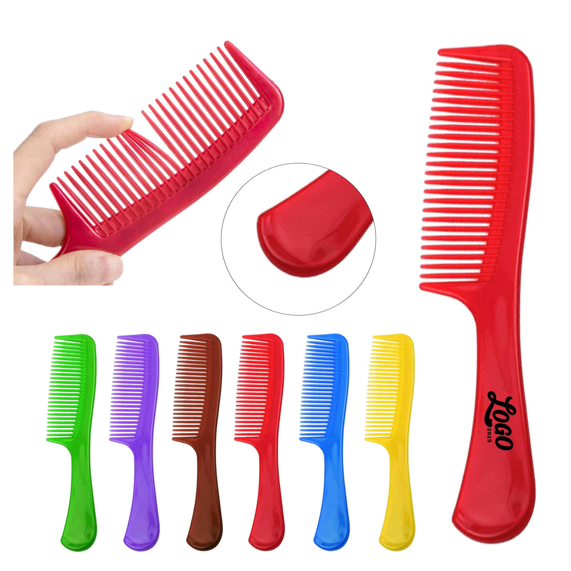 Custom Plastic Styling Comb 4