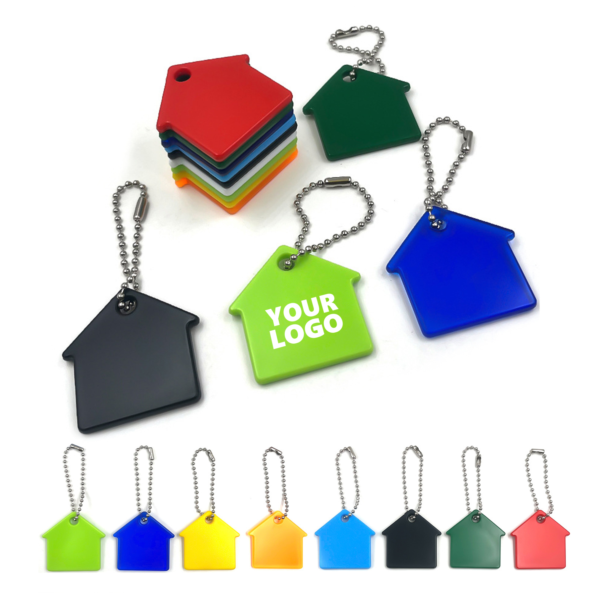 House Shaped Soft PVC Keychain 1