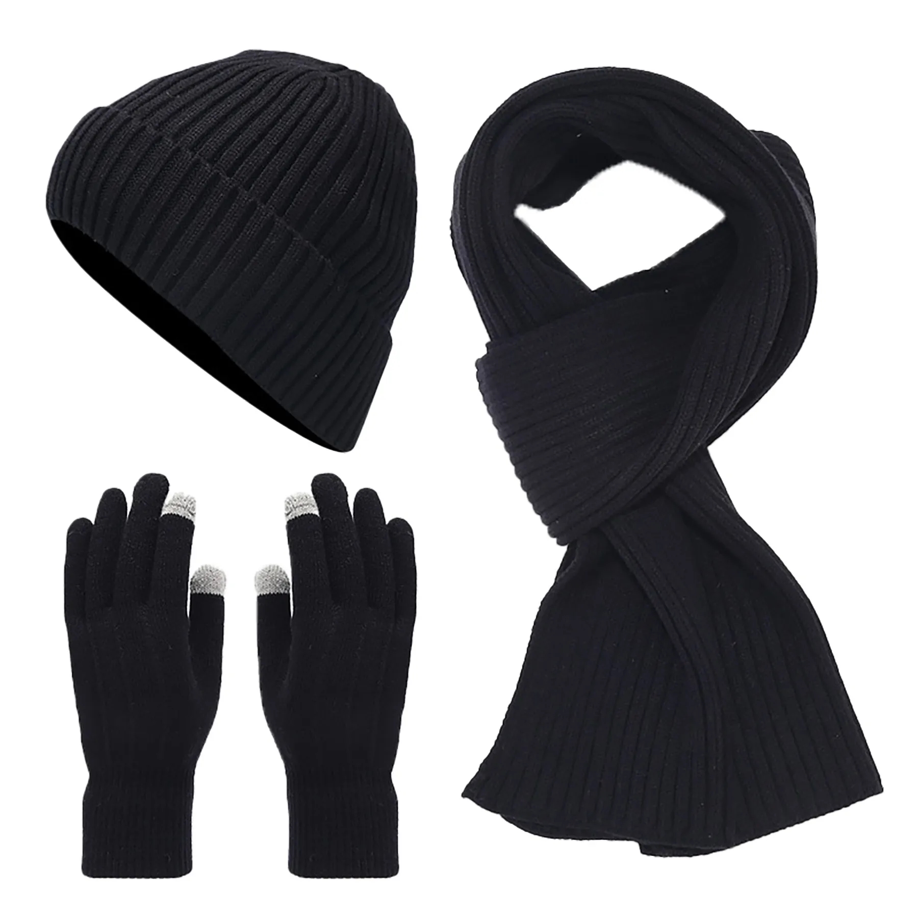 Acrylic Thickened Cold Resistant Knitted Suit 11