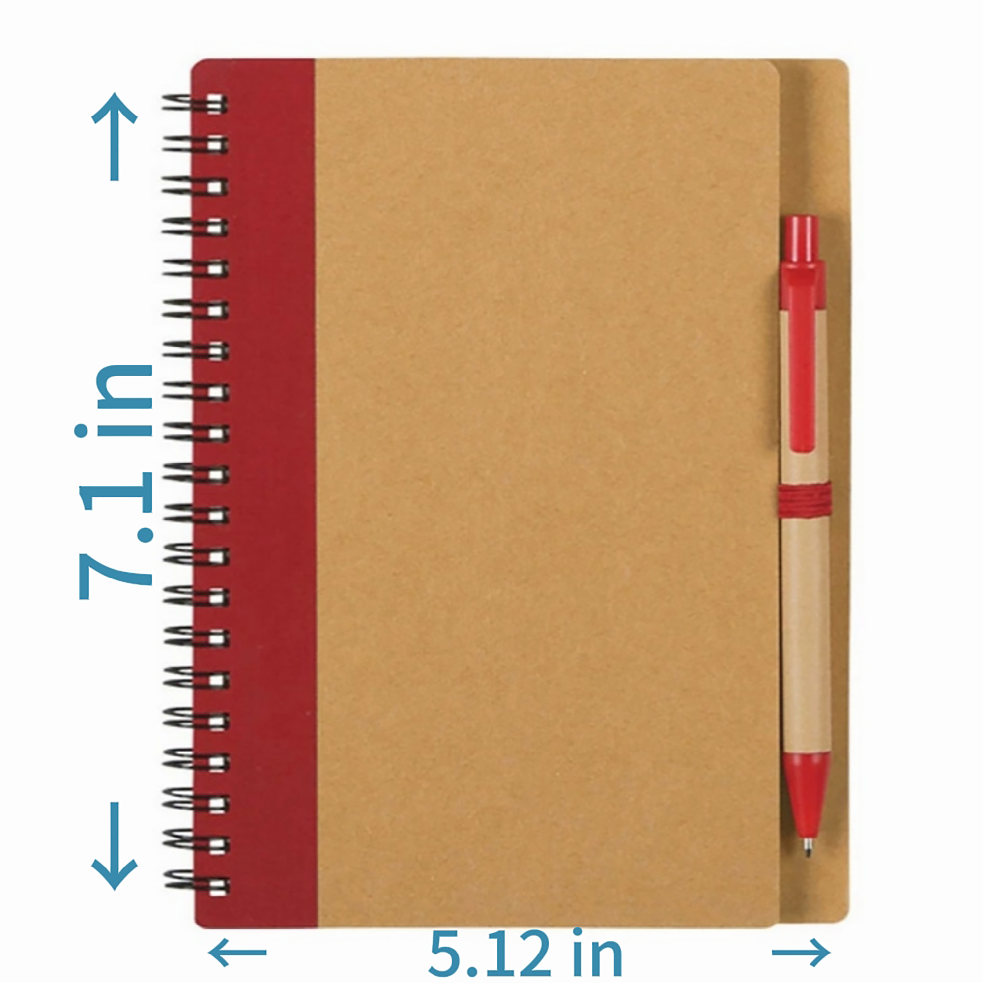 Kraft Paper Notebook With Pen 6