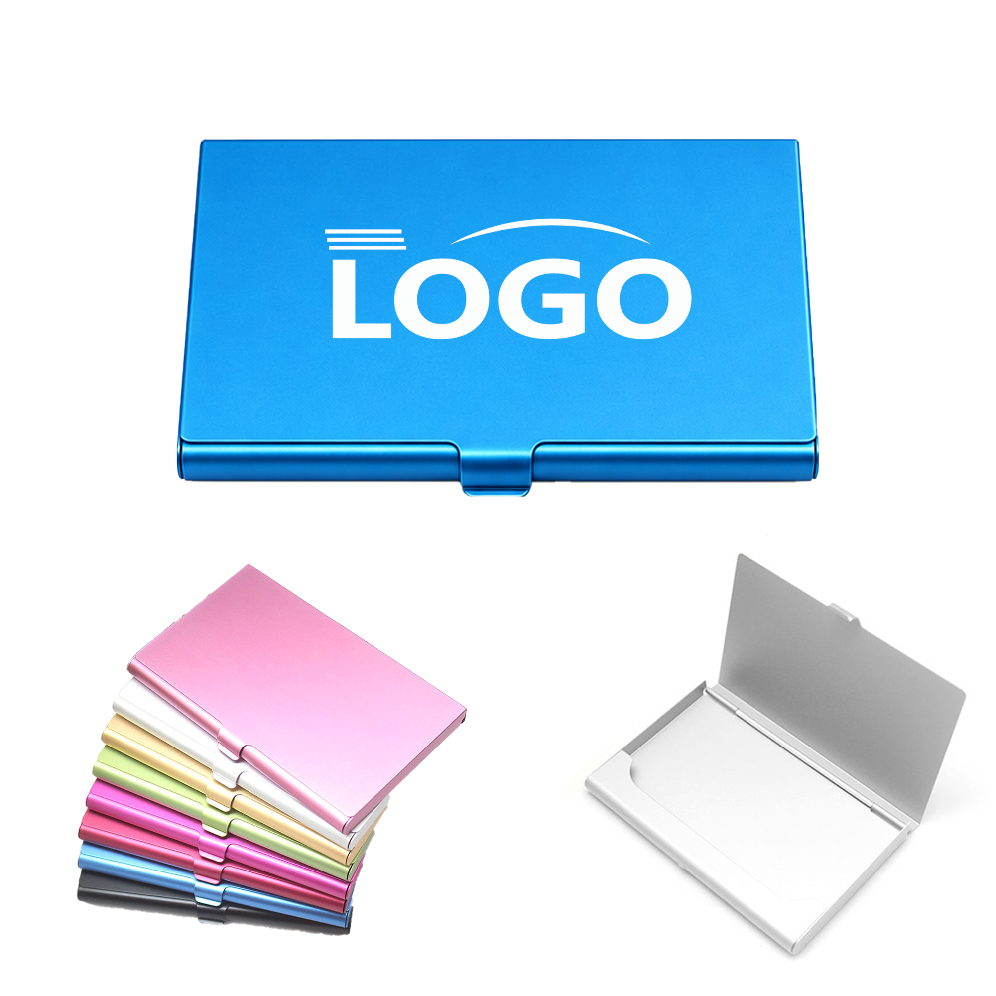 Aluminum Alloy Business Card Holder Case 2
