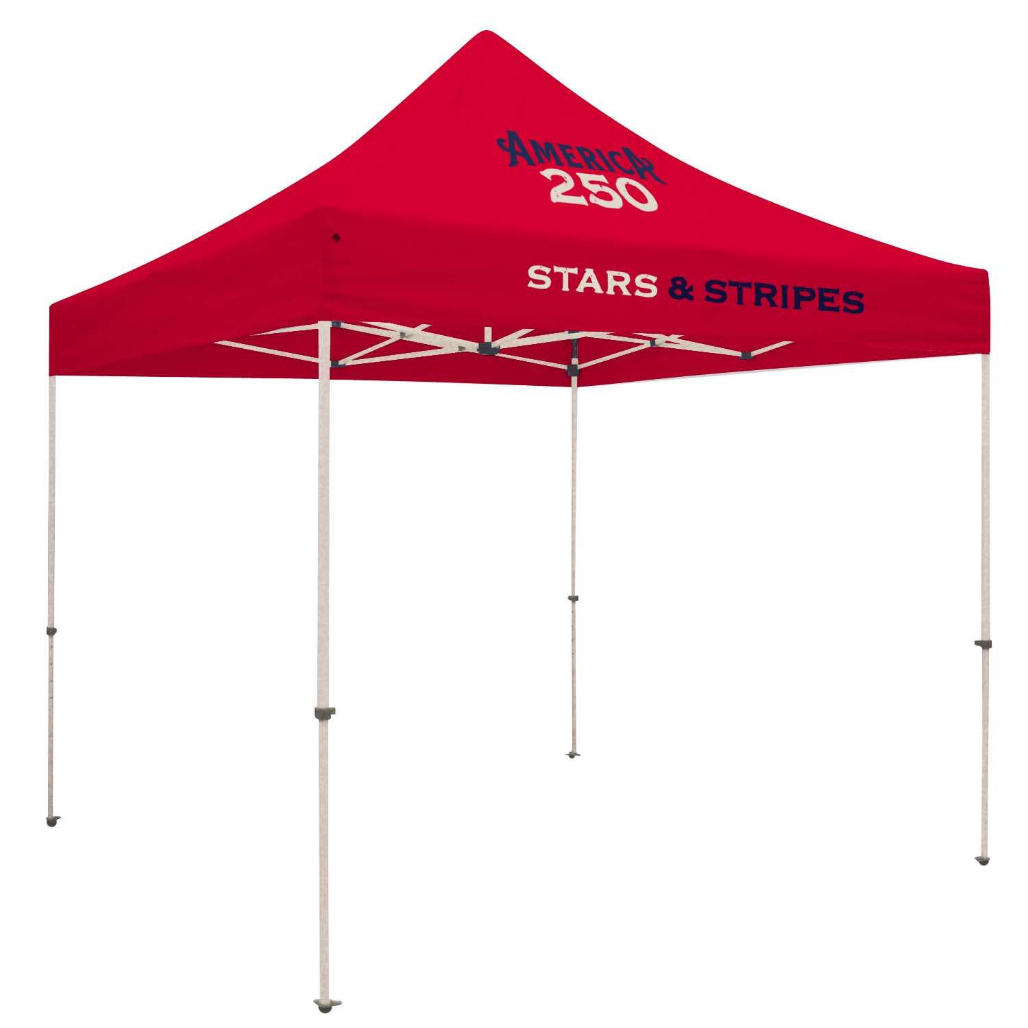 10' Standard Tent Kit (Full-Color Imprint, 2 Locations) 42