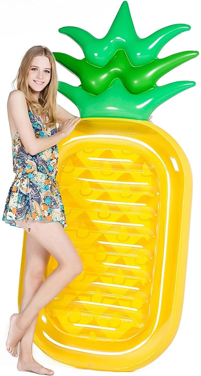 PVC Inflatable Paineapple Floating Bed